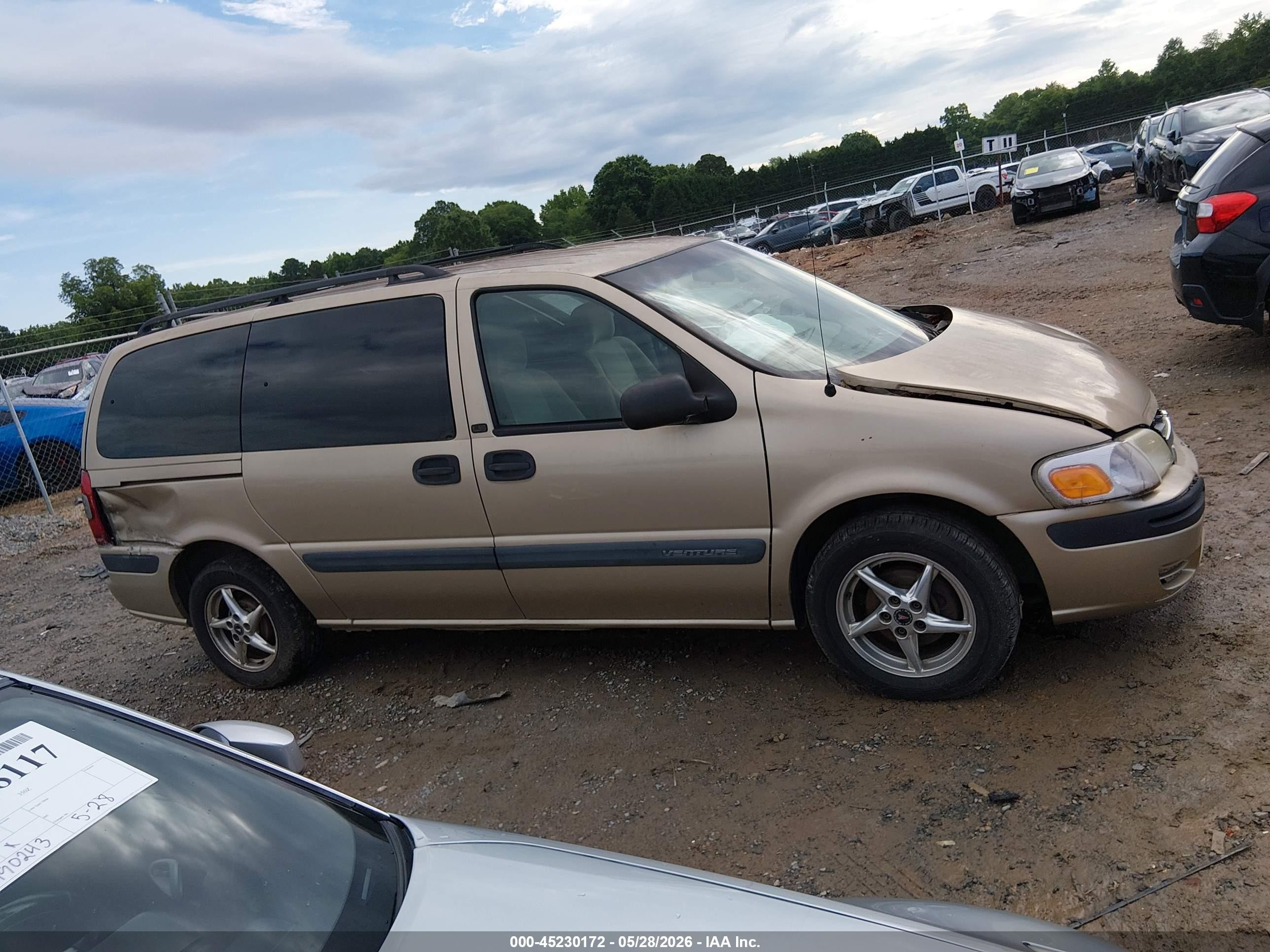 2005 Chevrolet Venture Ls Tan vin: 1GNDV23E45D120929