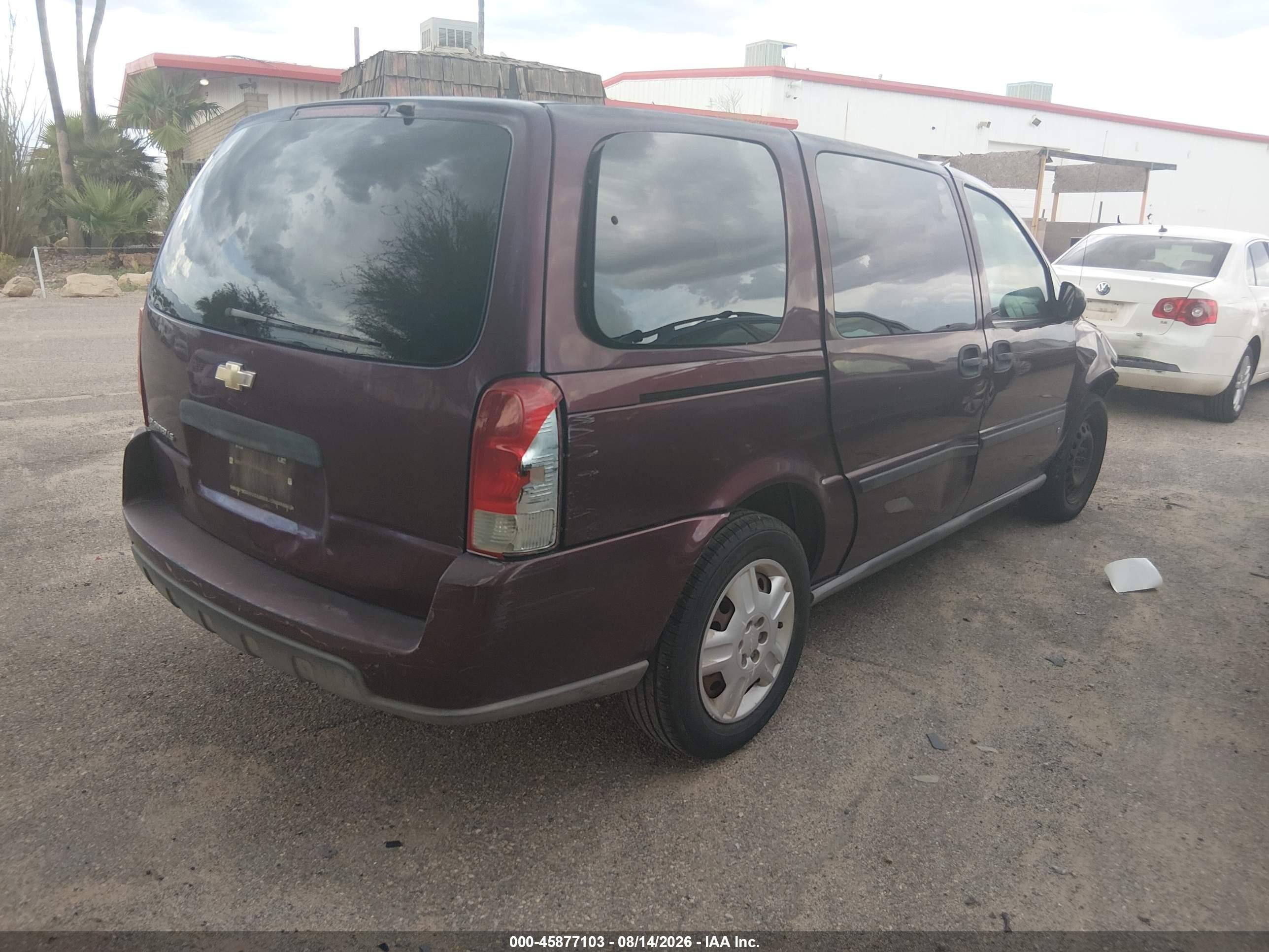 2006 Chevrolet Uplander Ls Fleet Темно-бордовый vin: 1GNDV23L06D127408