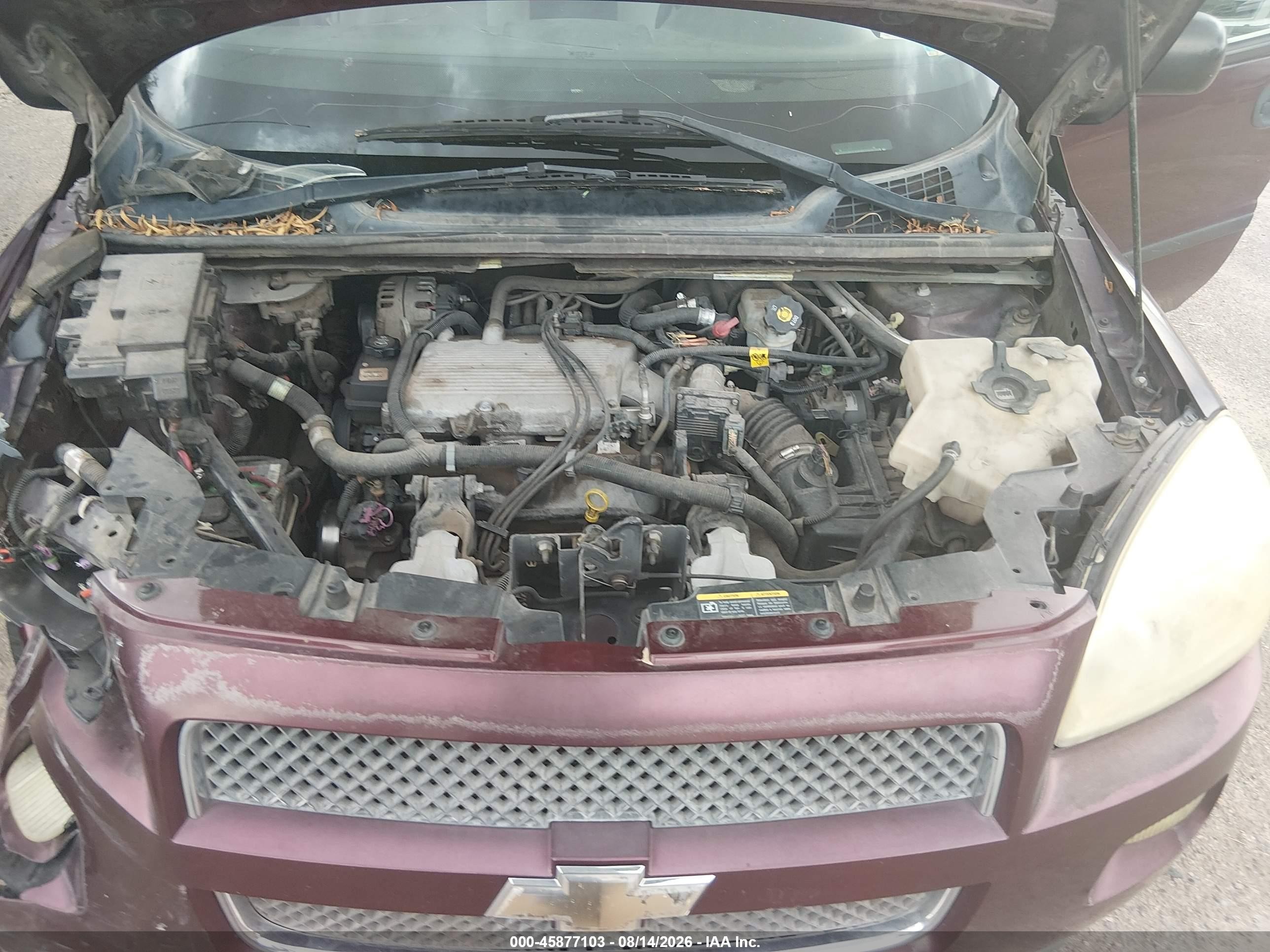 2006 Chevrolet Uplander Ls Fleet Темно-бордовый vin: 1GNDV23L06D127408