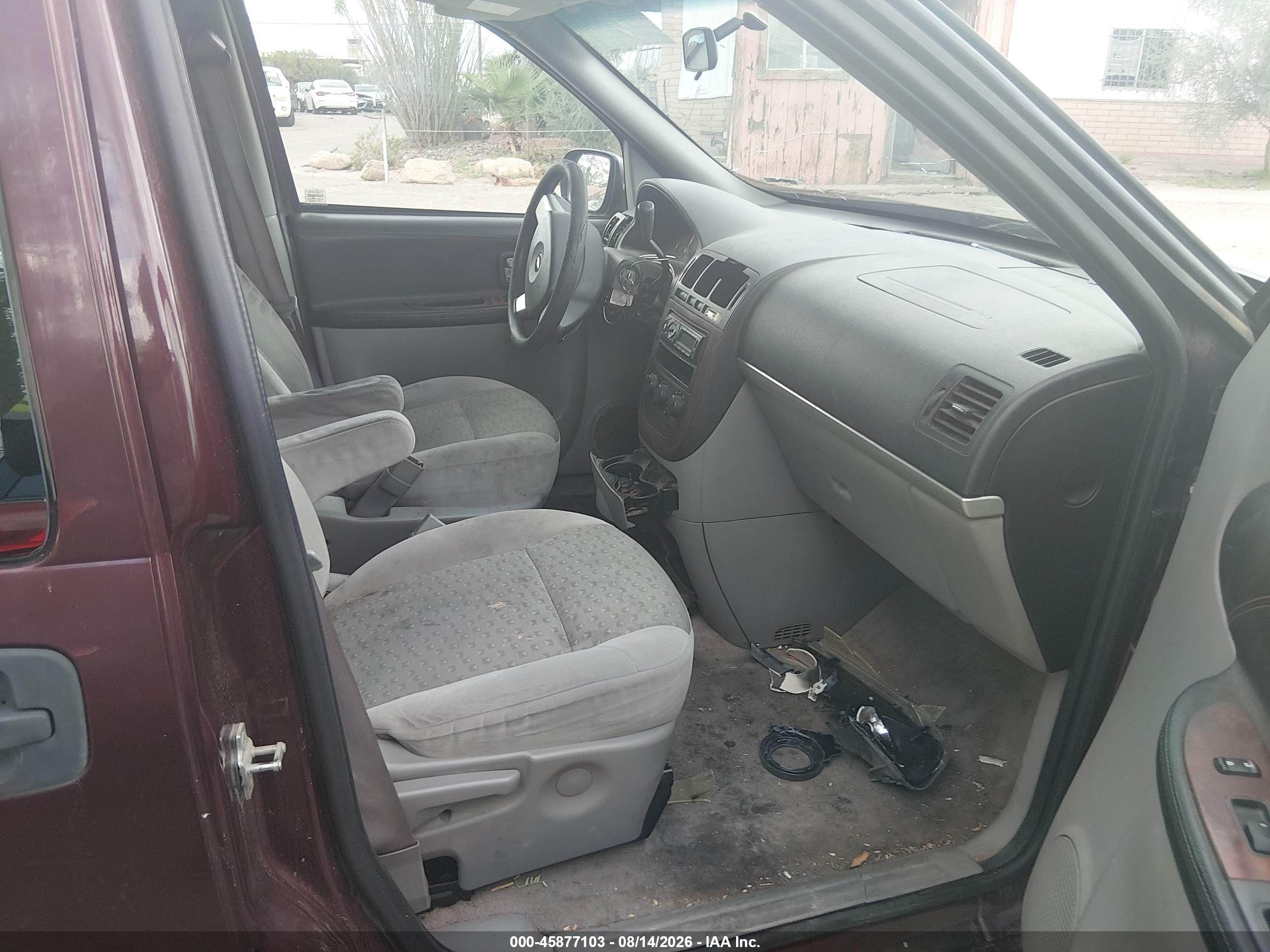 2006 Chevrolet Uplander Ls Fleet Темно-бордовый vin: 1GNDV23L06D127408