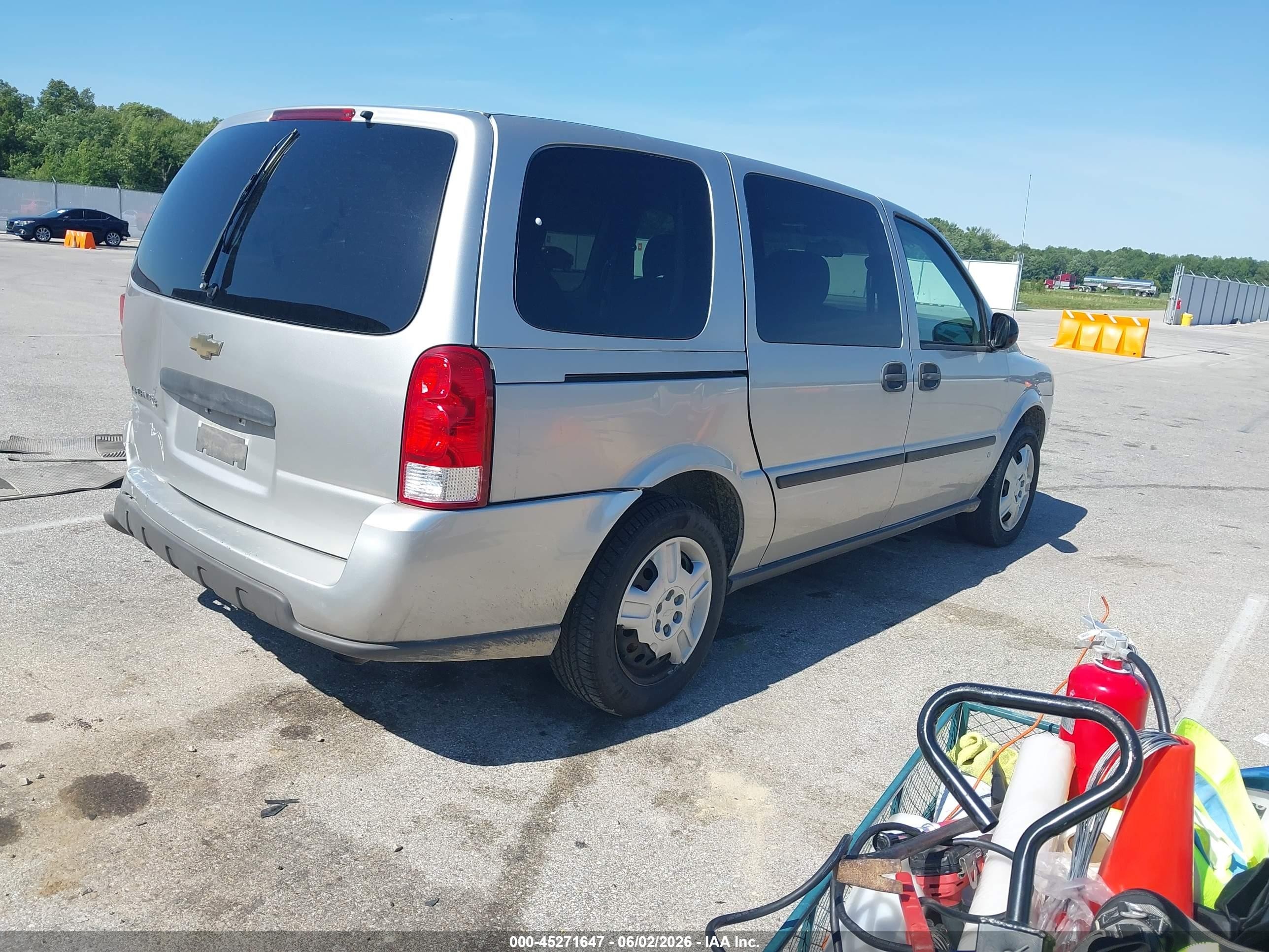2006 Chevrolet Uplander Ls Silver vin: 1GNDV23L16D180344