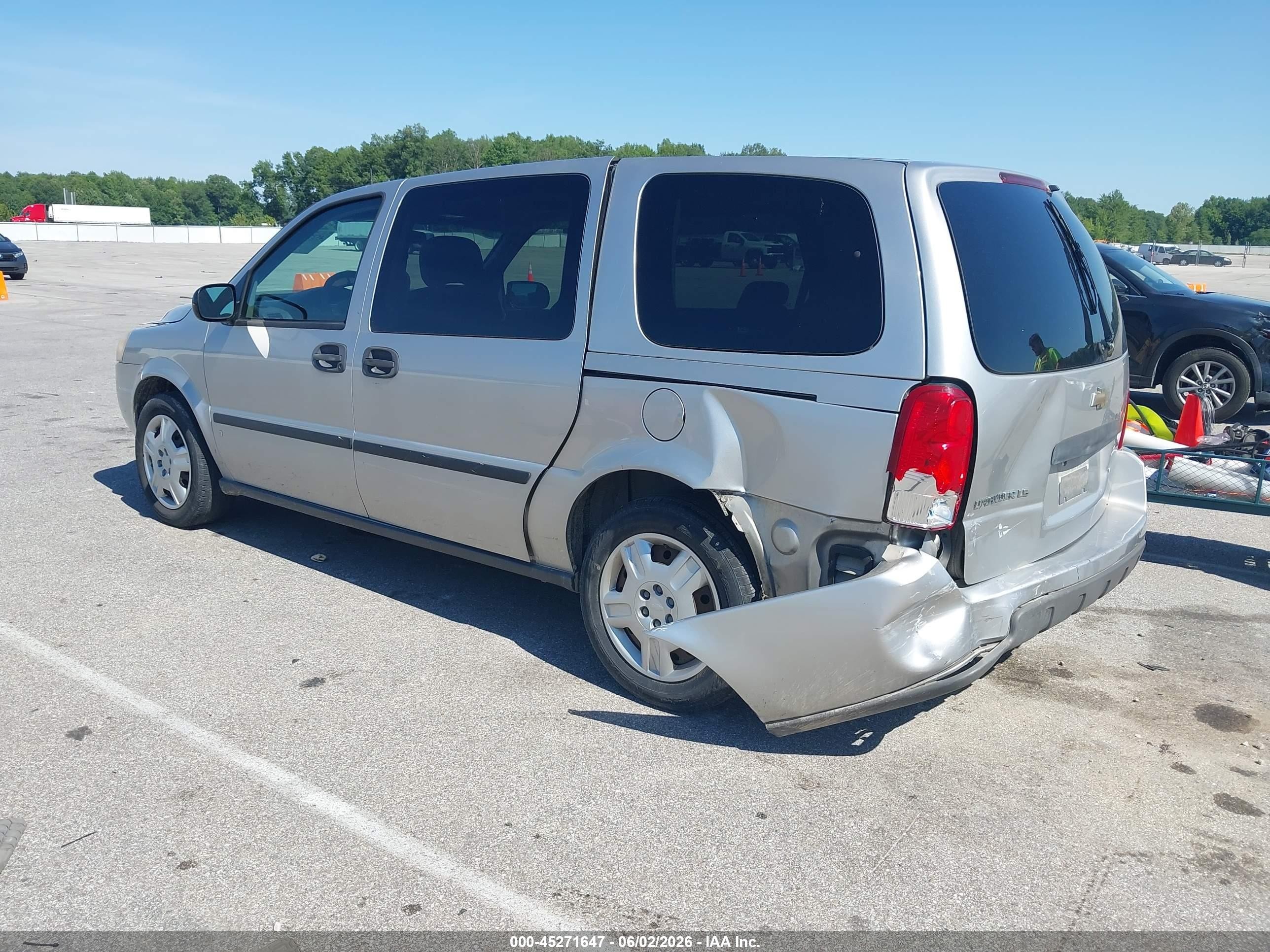 2006 Chevrolet Uplander Ls Silver vin: 1GNDV23L16D180344