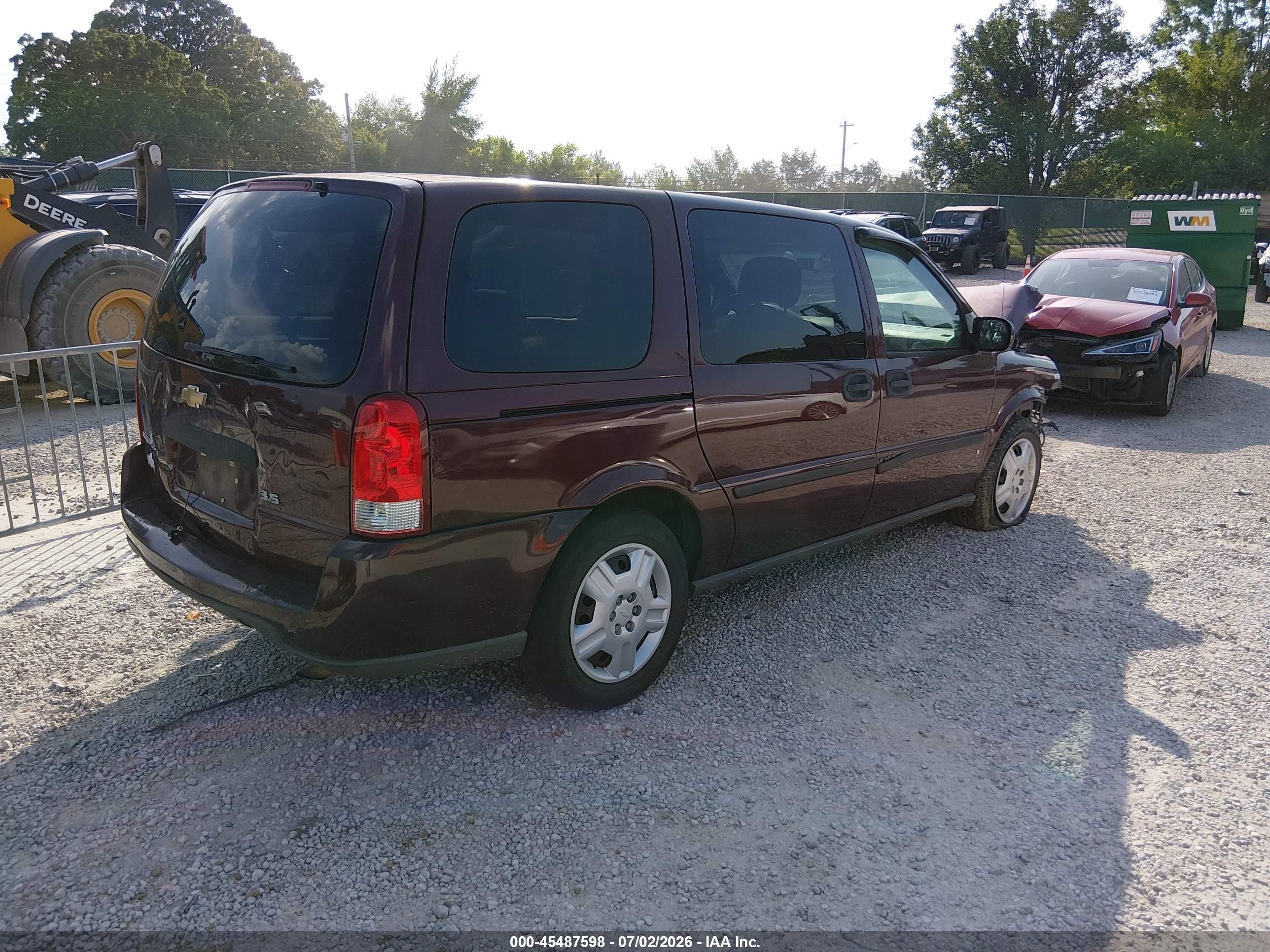 2006 Chevrolet Uplander Ls Fleet Burgundy vin: 1GNDV23L16D246861