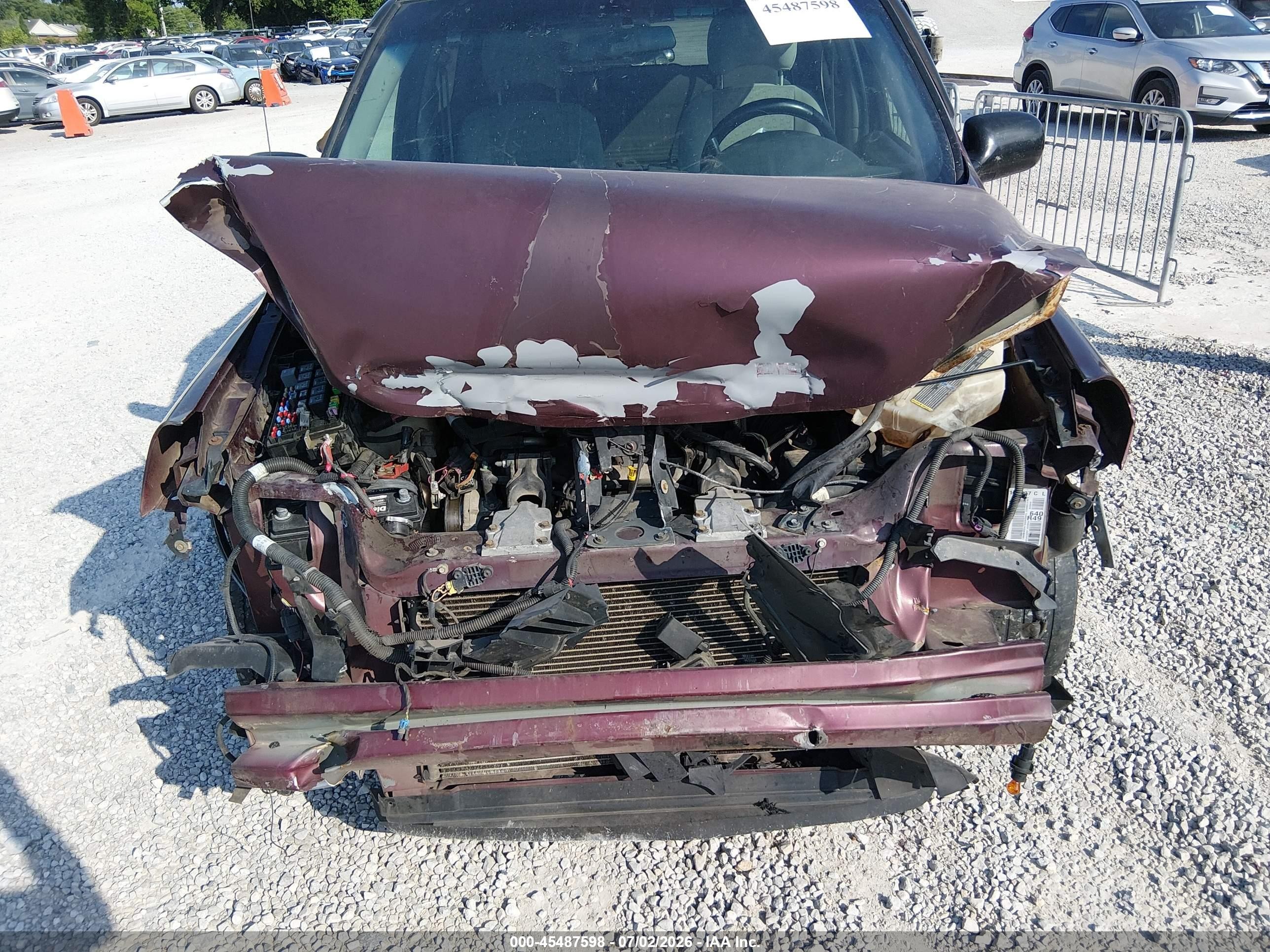 2006 Chevrolet Uplander Ls Fleet Burgundy vin: 1GNDV23L16D246861
