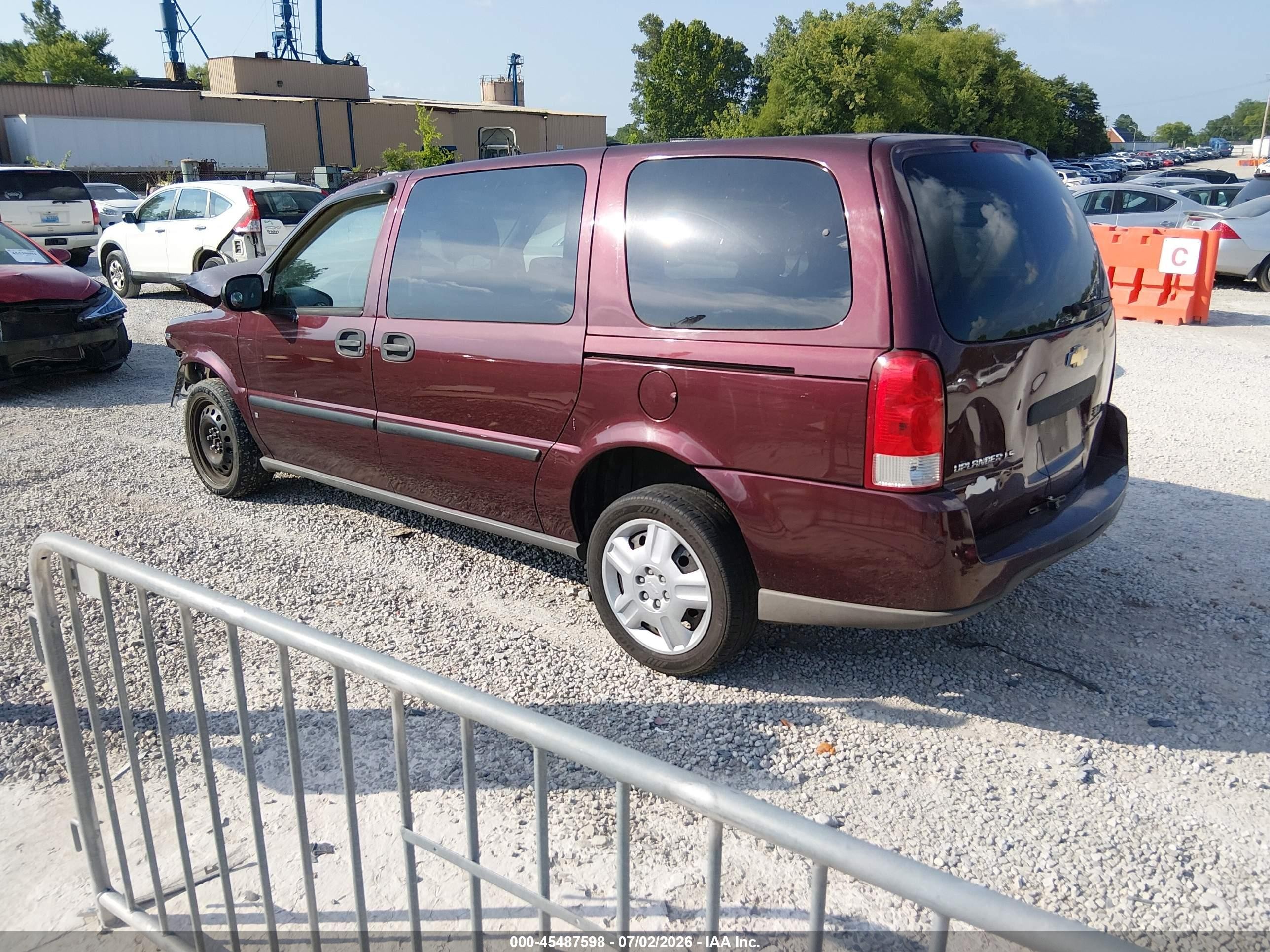 2006 Chevrolet Uplander Ls Fleet Burgundy vin: 1GNDV23L16D246861
