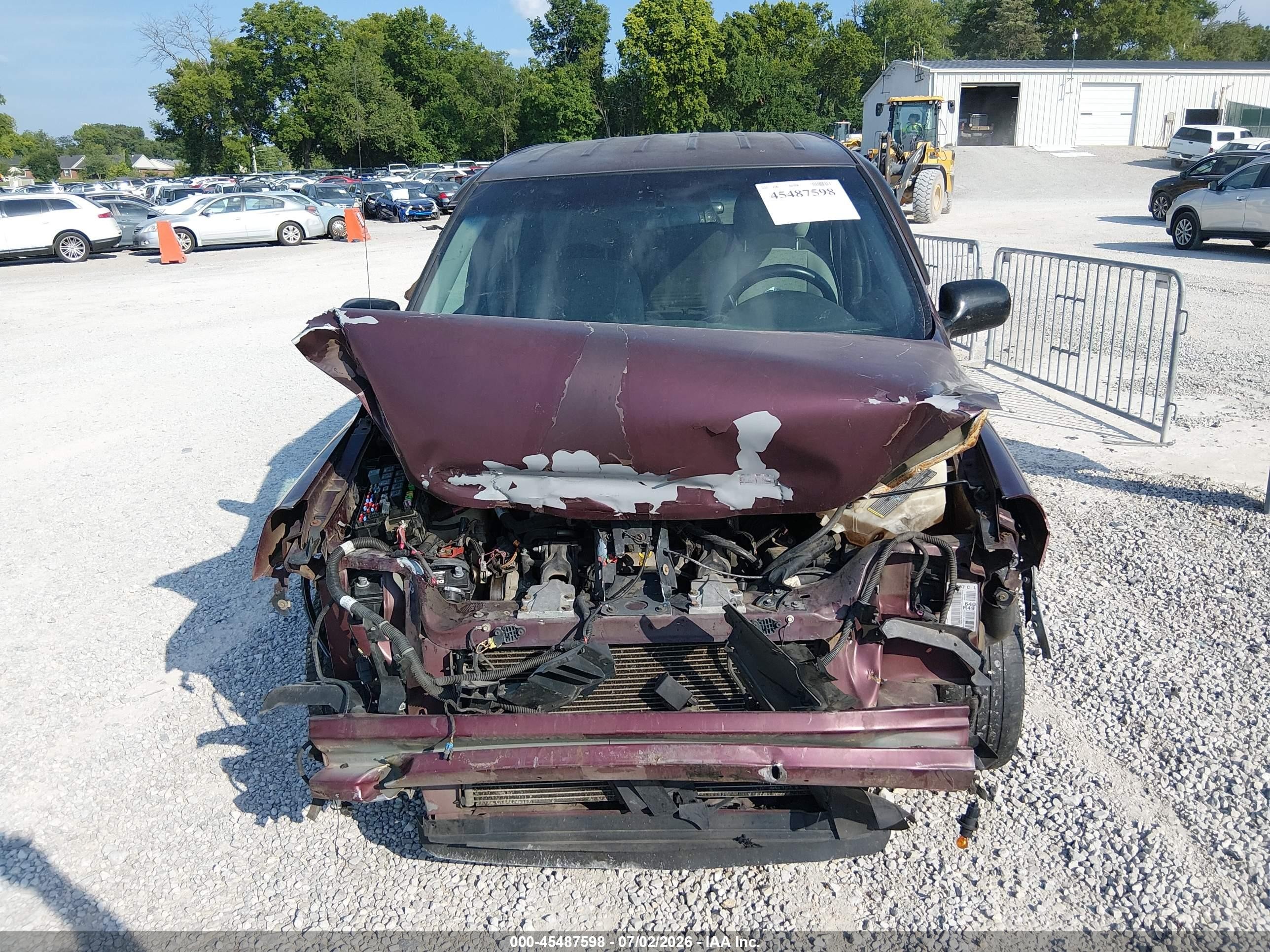 2006 Chevrolet Uplander Ls Fleet Burgundy vin: 1GNDV23L16D246861