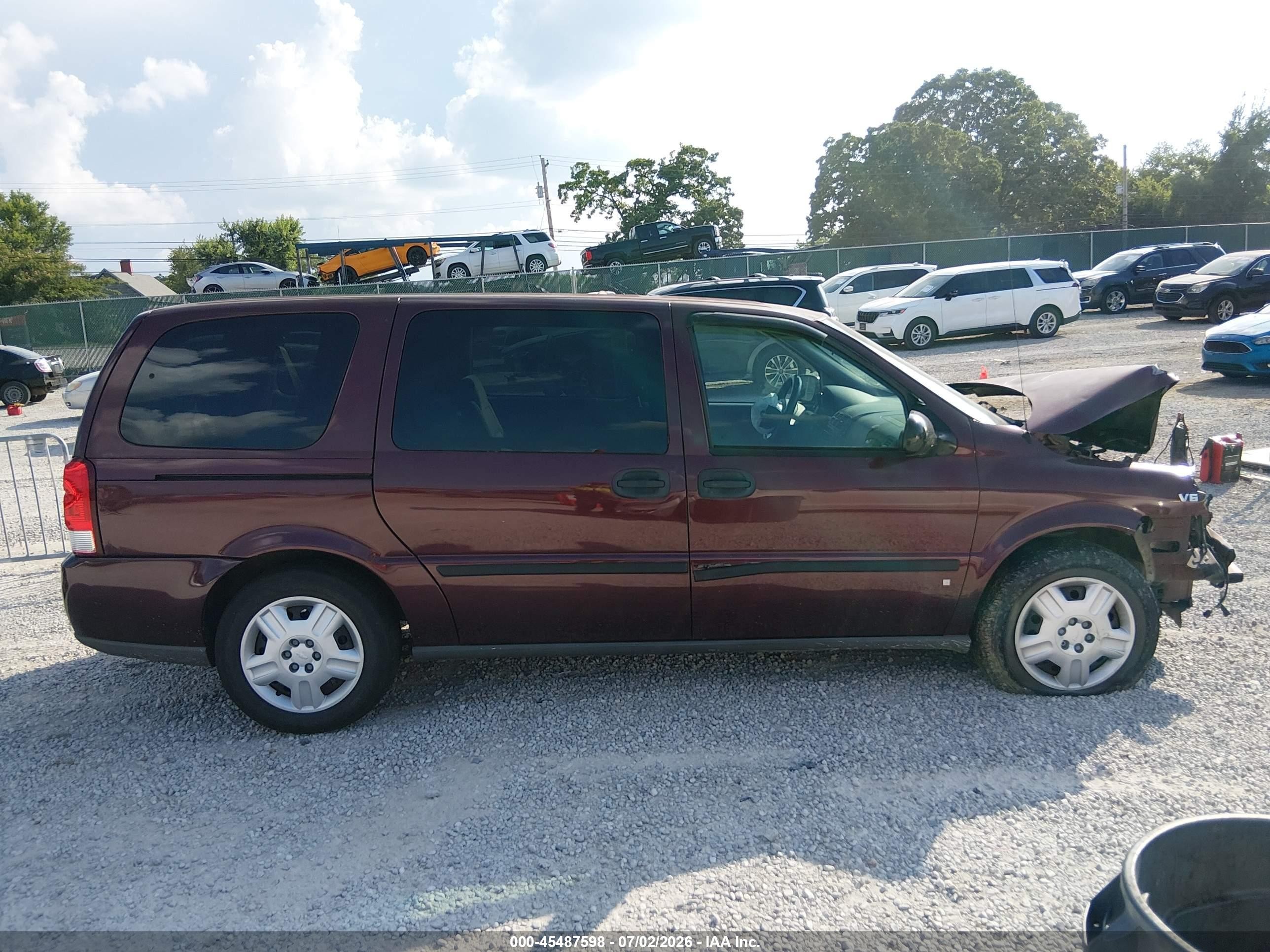 2006 Chevrolet Uplander Ls Fleet Burgundy vin: 1GNDV23L16D246861
