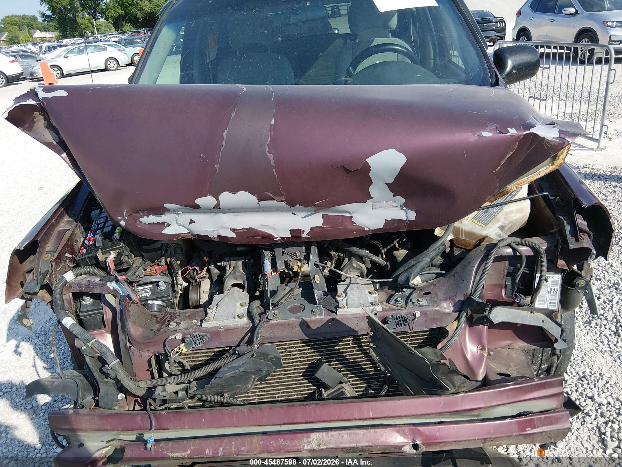 2006 Chevrolet Uplander Ls Fleet Burgundy vin: 1GNDV23L16D246861