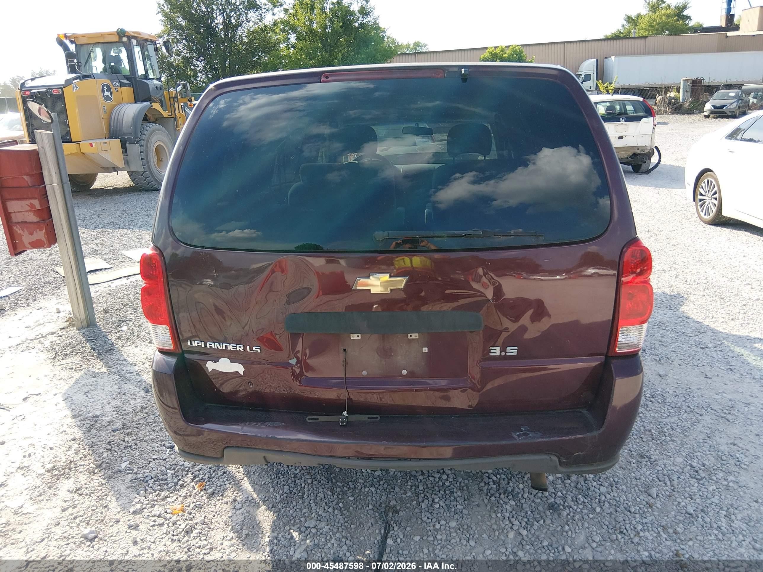 2006 Chevrolet Uplander Ls Fleet Burgundy vin: 1GNDV23L16D246861