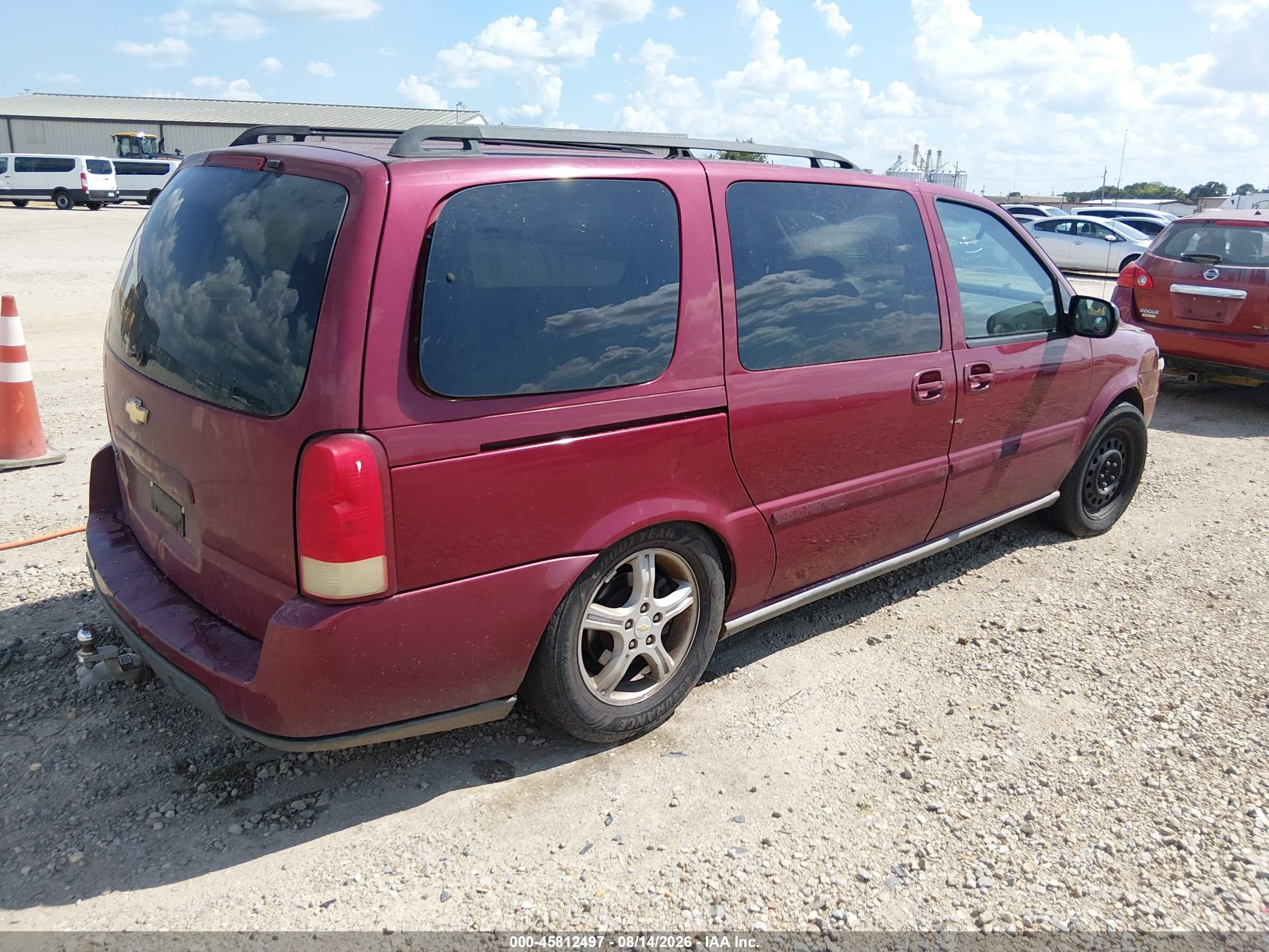 2005 Chevrolet Uplander Ls Бордовый vin: 1GNDV23L45D170213