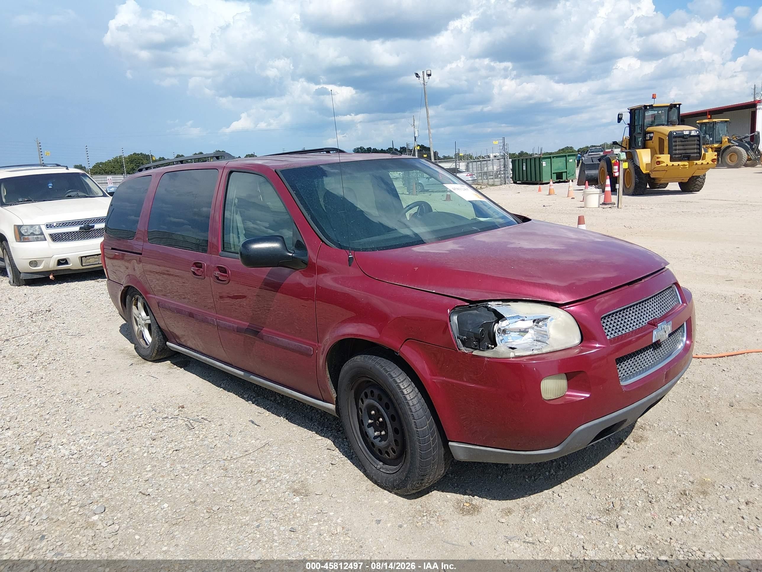 2005 Chevrolet Uplander Ls Бордовый vin: 1GNDV23L45D170213