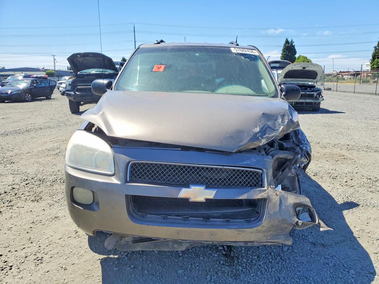 2005 Chevrolet Uplander Ls Gray vin: 1GNDV23L55D240270