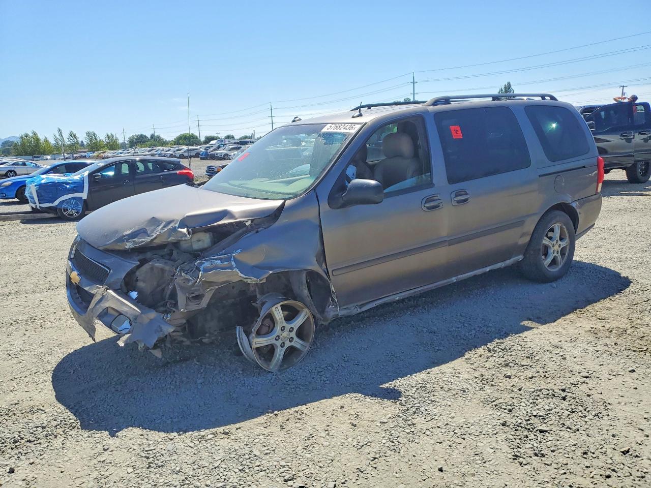 2005 Chevrolet Uplander Ls Gray vin: 1GNDV23L55D240270