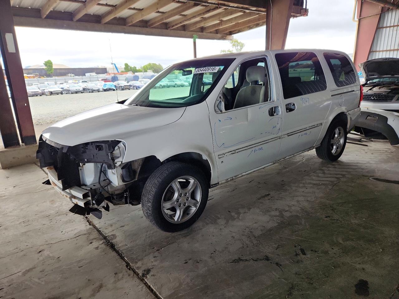 2006 Chevrolet Uplander Ls White vin: 1GNDV23L56D138551