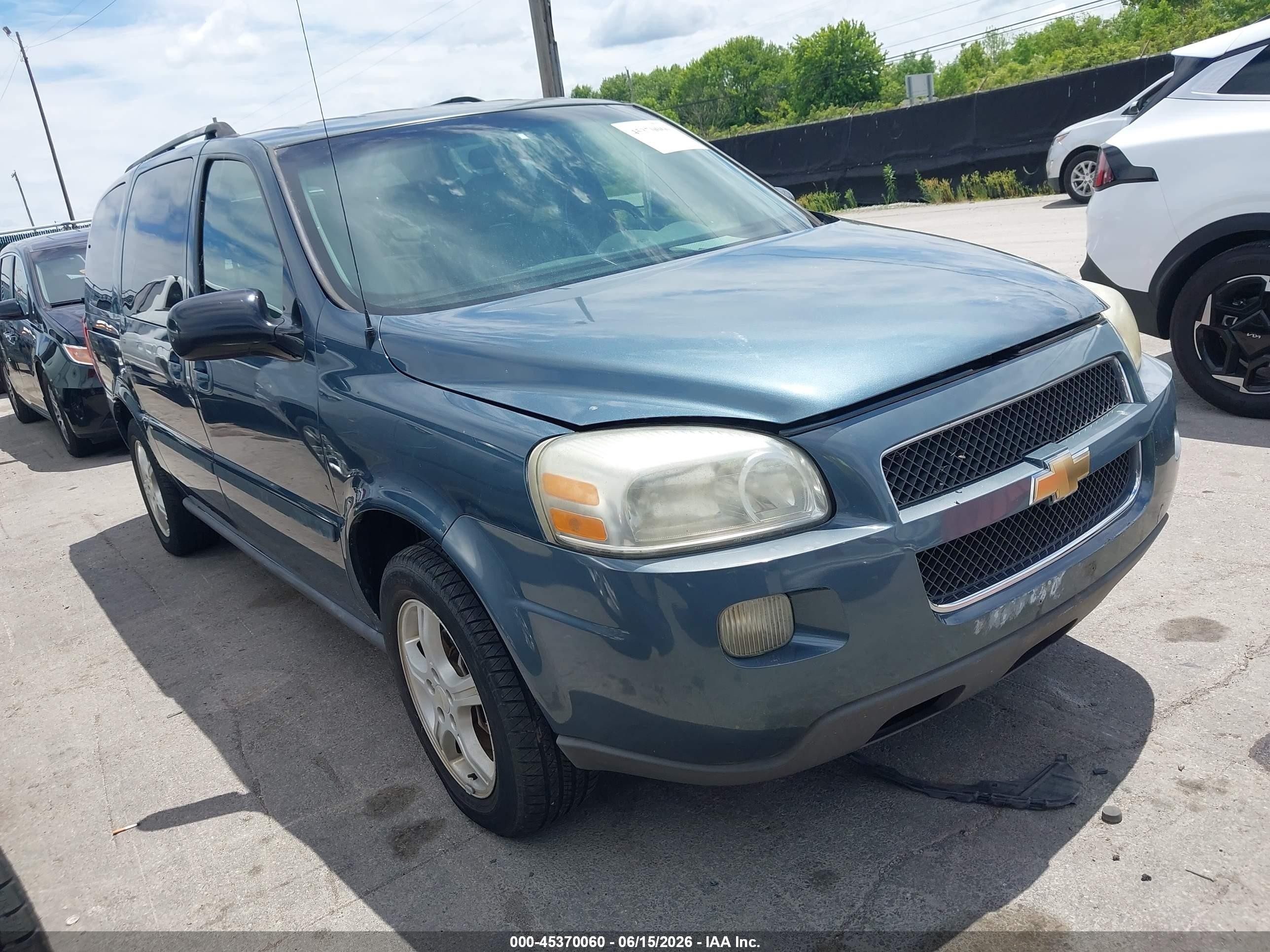 2005 Chevrolet Uplander Ls Light Blue vin: 1GNDV23L65D284116