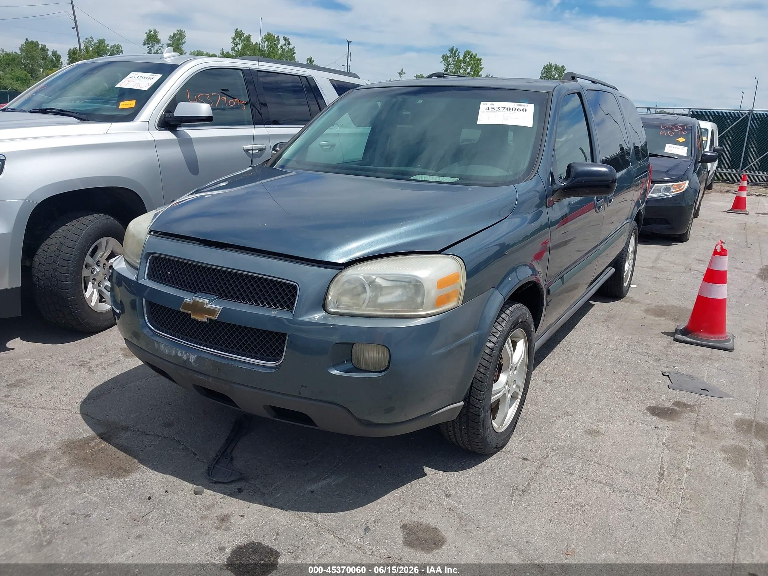 2005 Chevrolet Uplander Ls Light Blue vin: 1GNDV23L65D284116