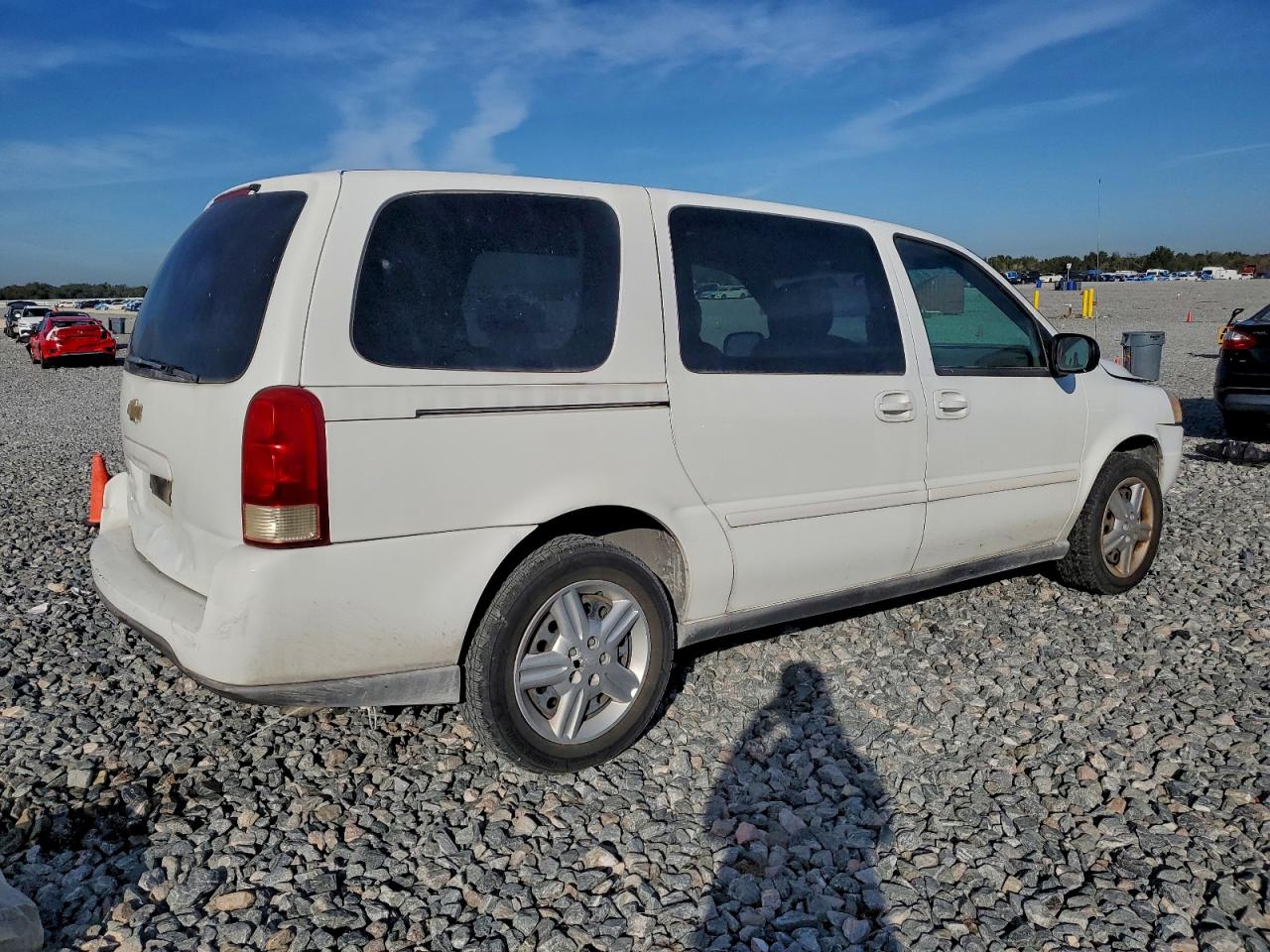 2005 Chevrolet Uplander Ls White vin: 1GNDV23L75D162543