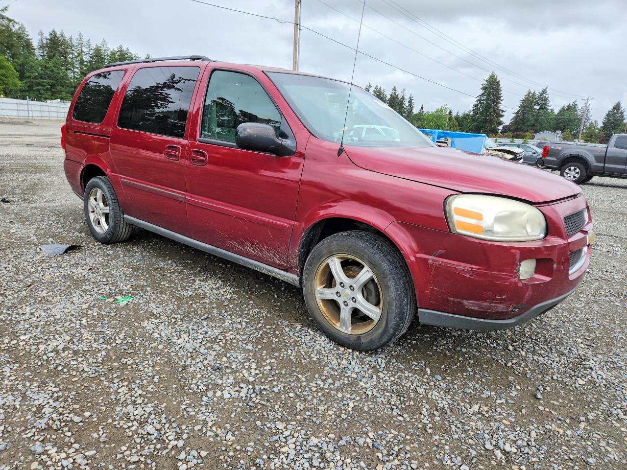 2005 Chevrolet Uplander Ls Maroon vin: 1GNDV23L75D196594
