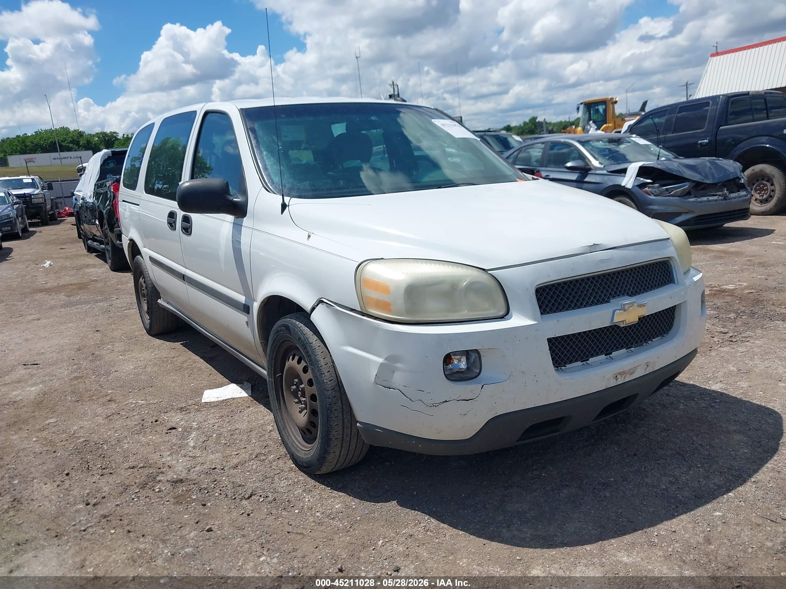2006 Chevrolet Uplander Ls White vin: 1GNDV23L76D180686