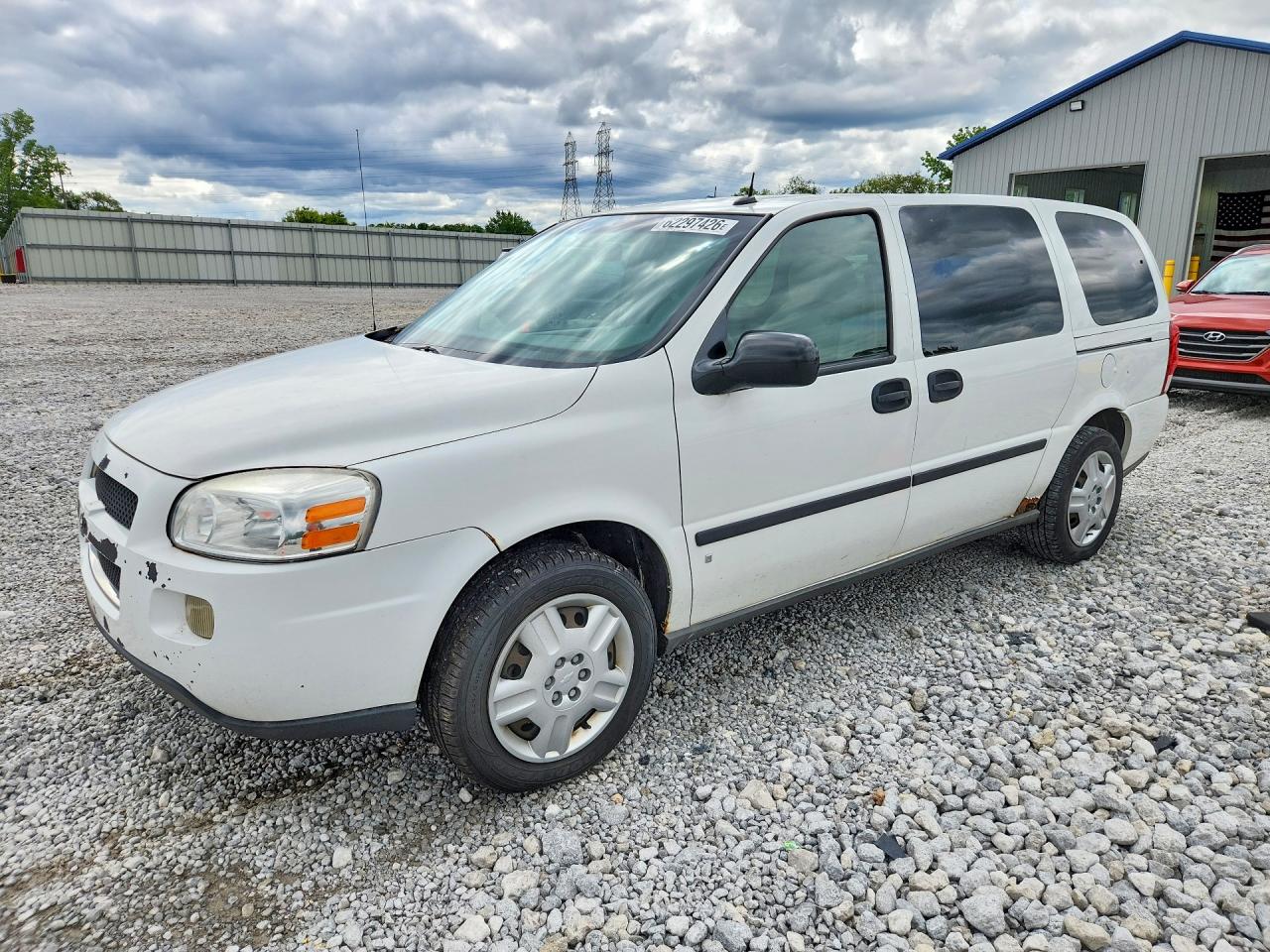 2006 Chevrolet Uplander Ls White vin: 1GNDV23L76D192787