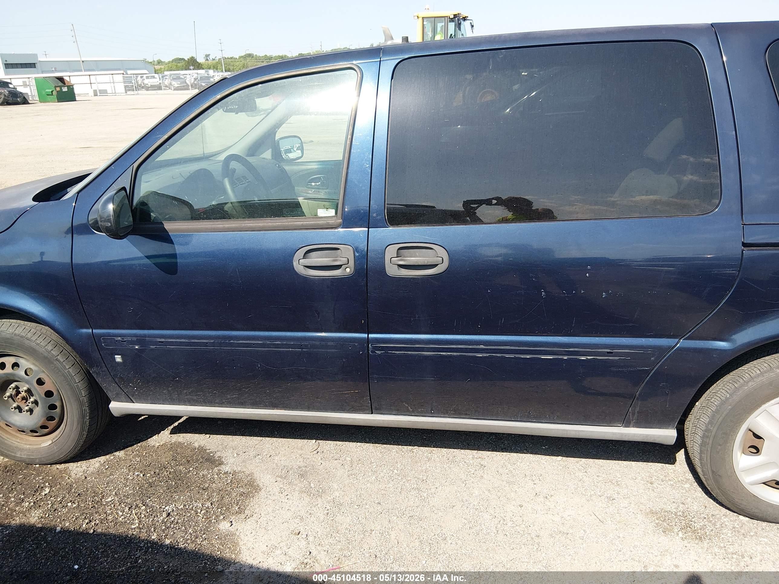 2006 Chevrolet Uplander Ls Blue vin: 1GNDV23L76D215131