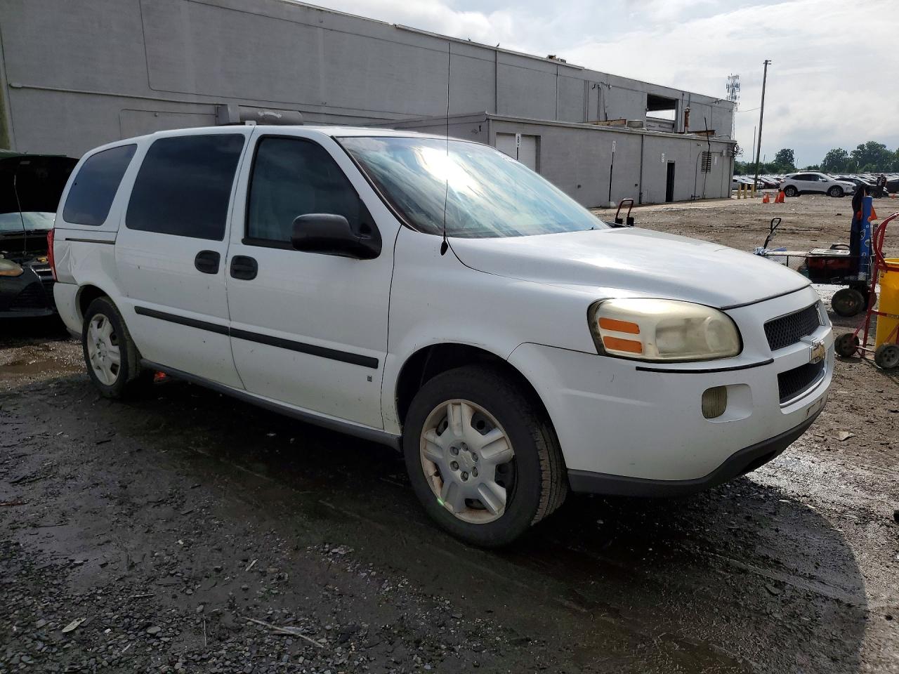 2006 Chevrolet Uplander Ls White vin: 1GNDV23L86D168515