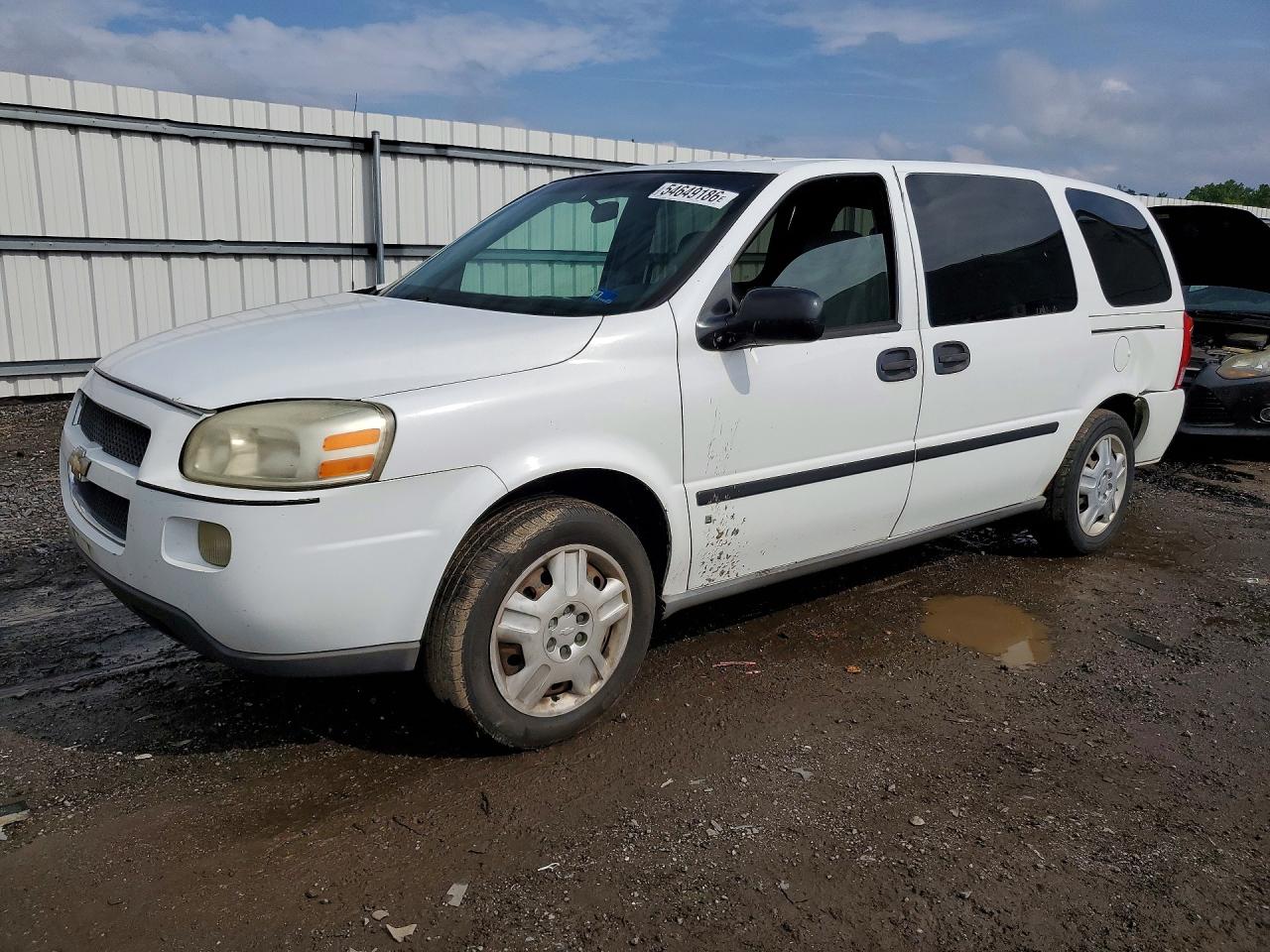 2006 Chevrolet Uplander Ls White vin: 1GNDV23L86D168515