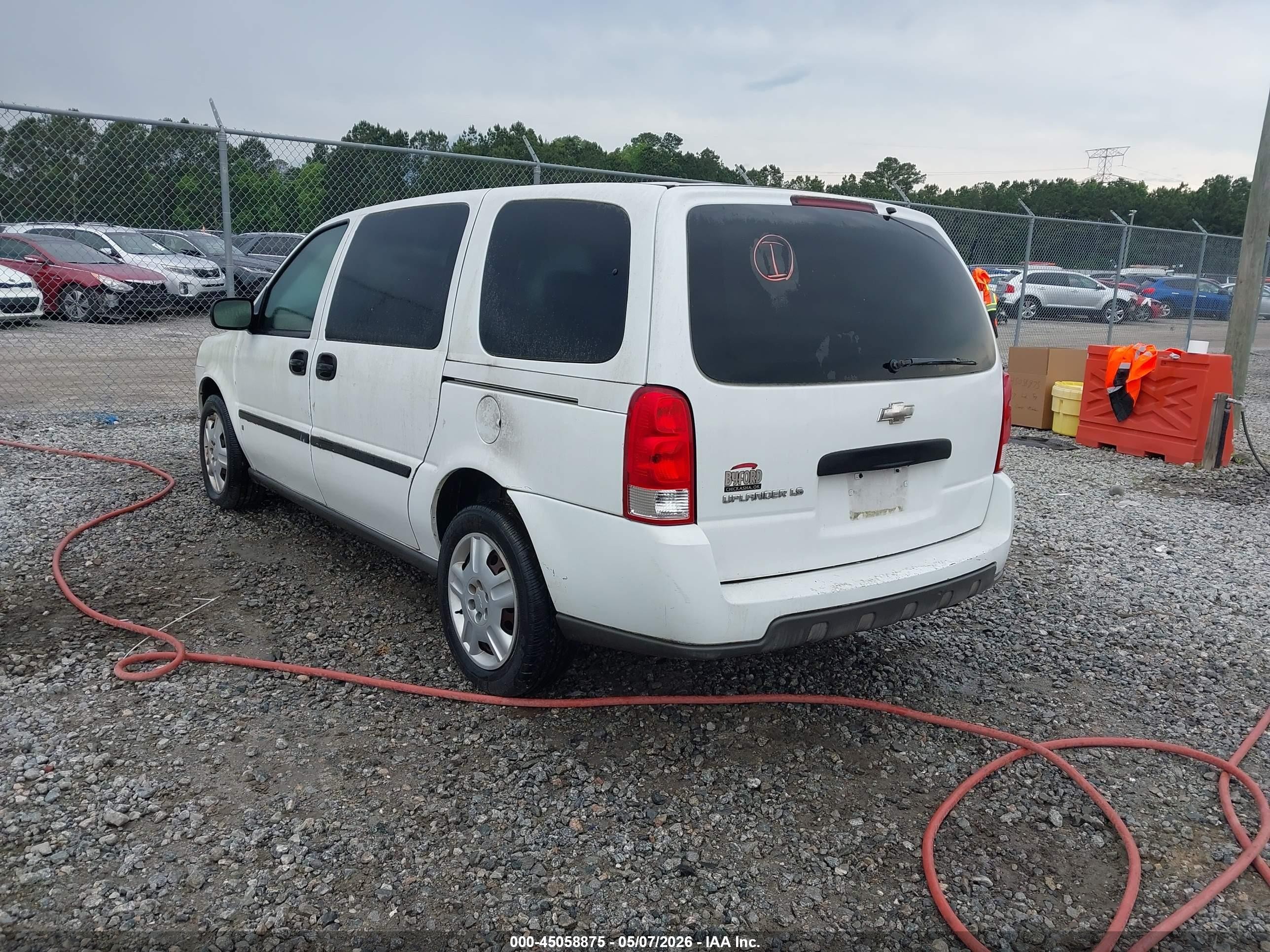 2006 Chevrolet Uplander Ls Белый vin: 1GNDV23L96D105729