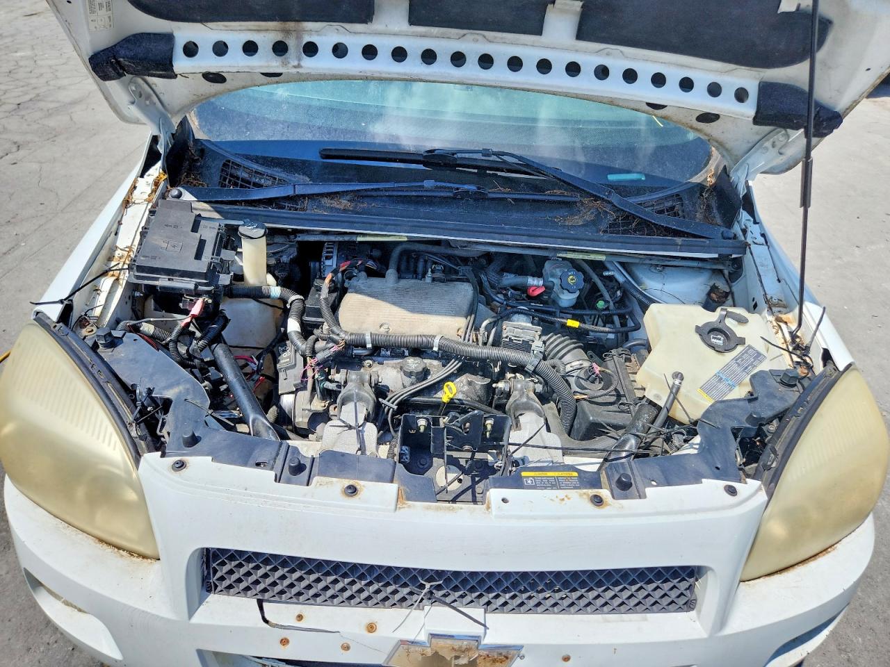 2006 Chevrolet Uplander Ls White vin: 1GNDV23L96D208021