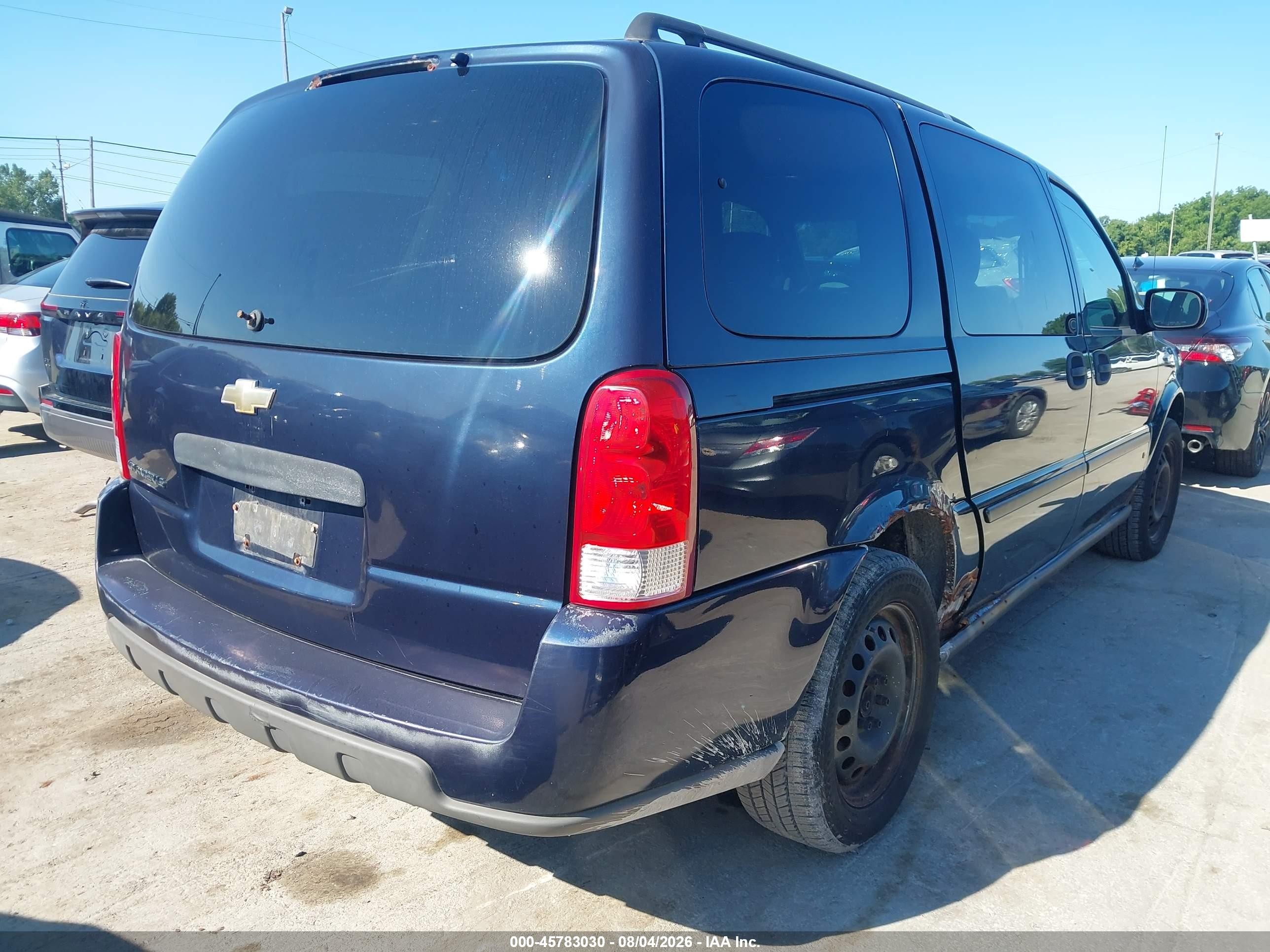 2006 Chevrolet Uplander Ls Blue vin: 1GNDV23LX6D105304
