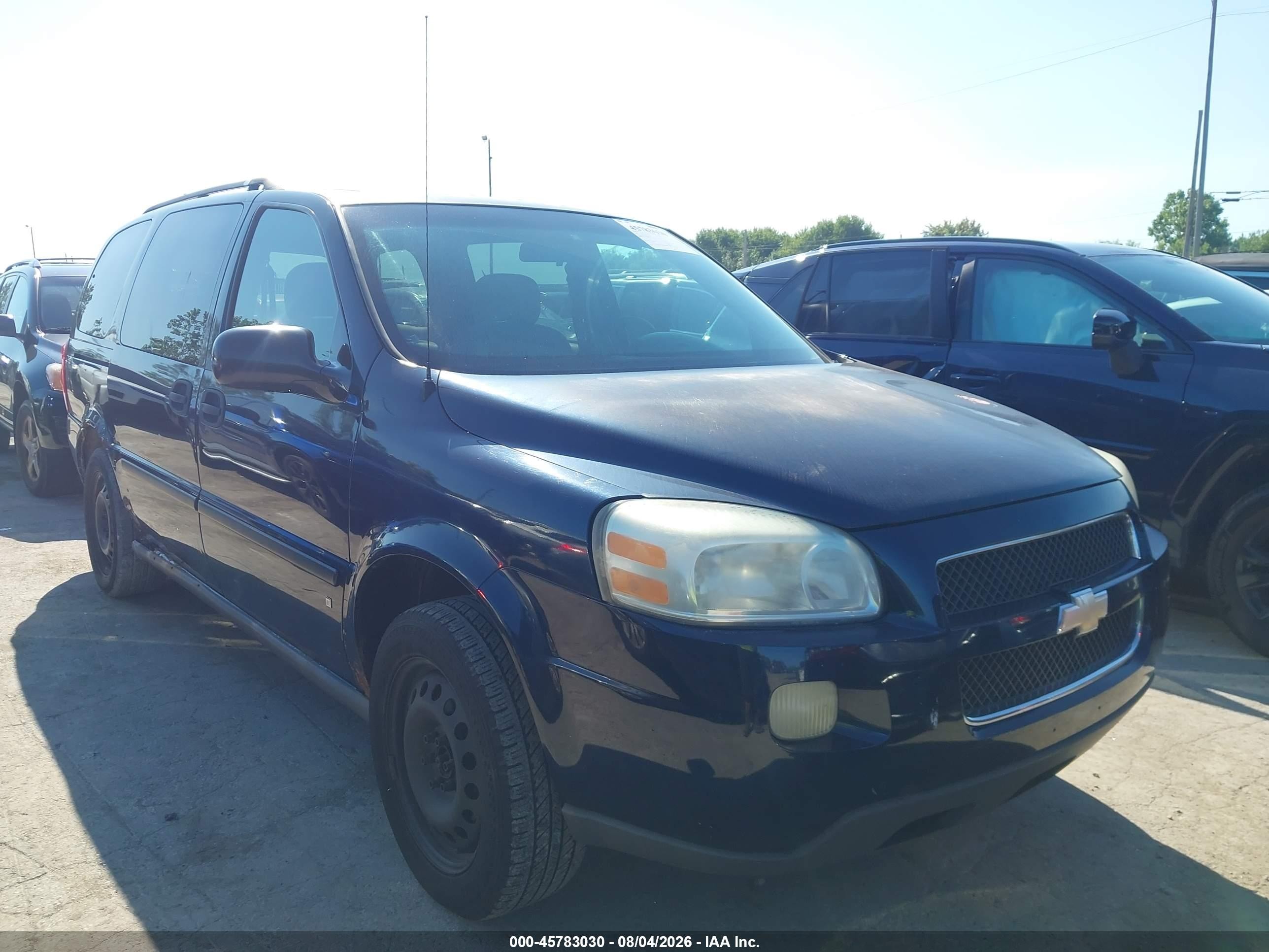 2006 Chevrolet Uplander Ls Синий vin: 1GNDV23LX6D105304