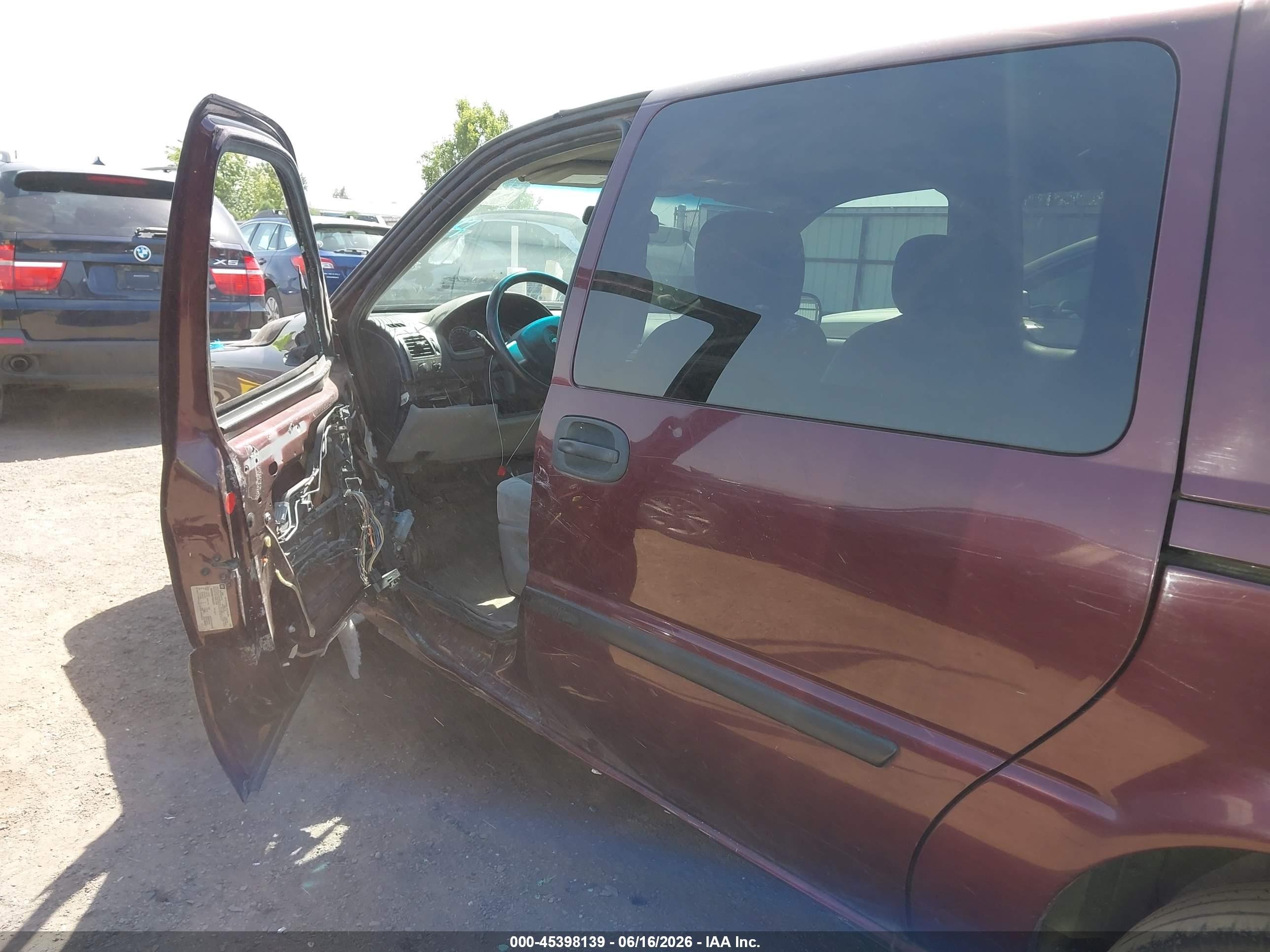 2008 Chevrolet Uplander Ls Бордовый vin: 1GNDV23W18D200721