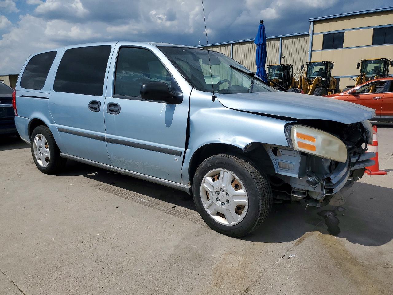 2007 Chevrolet Uplander Ls Blue vin: 1GNDV23W67D201832