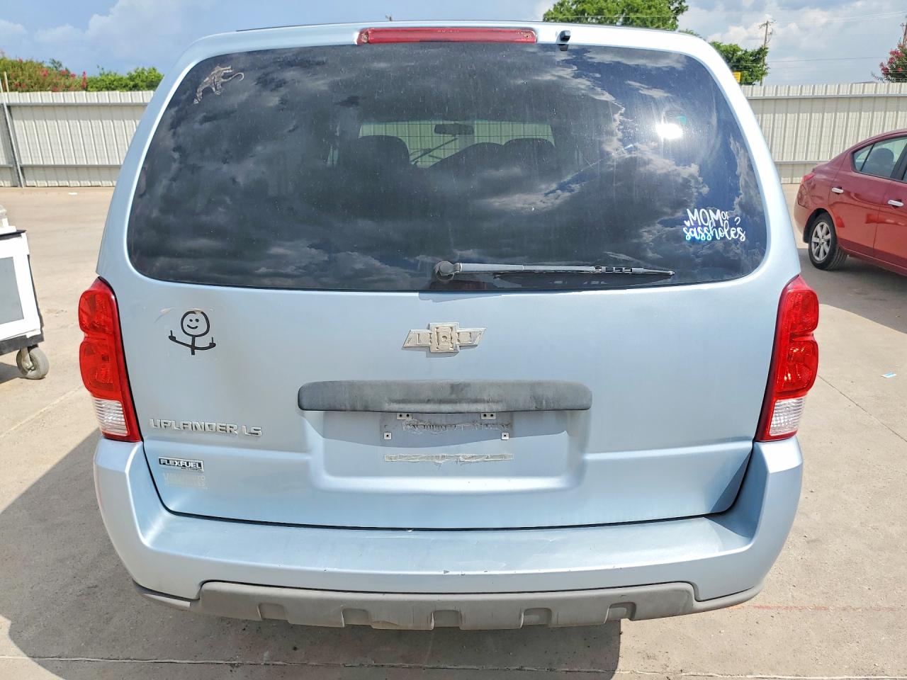 2007 Chevrolet Uplander Ls Blue vin: 1GNDV23W67D201832