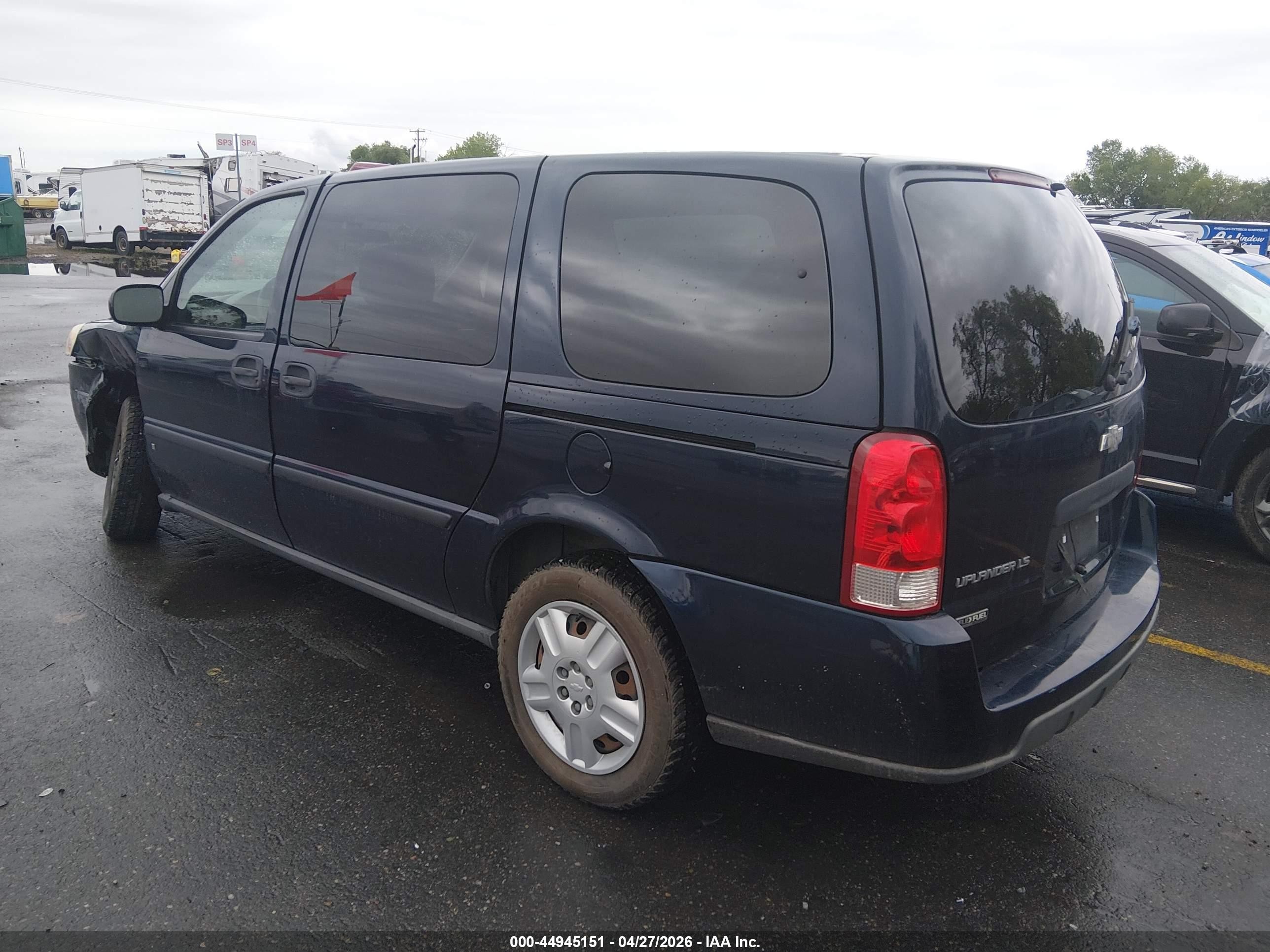 2007 Chevrolet Uplander Ls Синий vin: 1GNDV23W77D204352