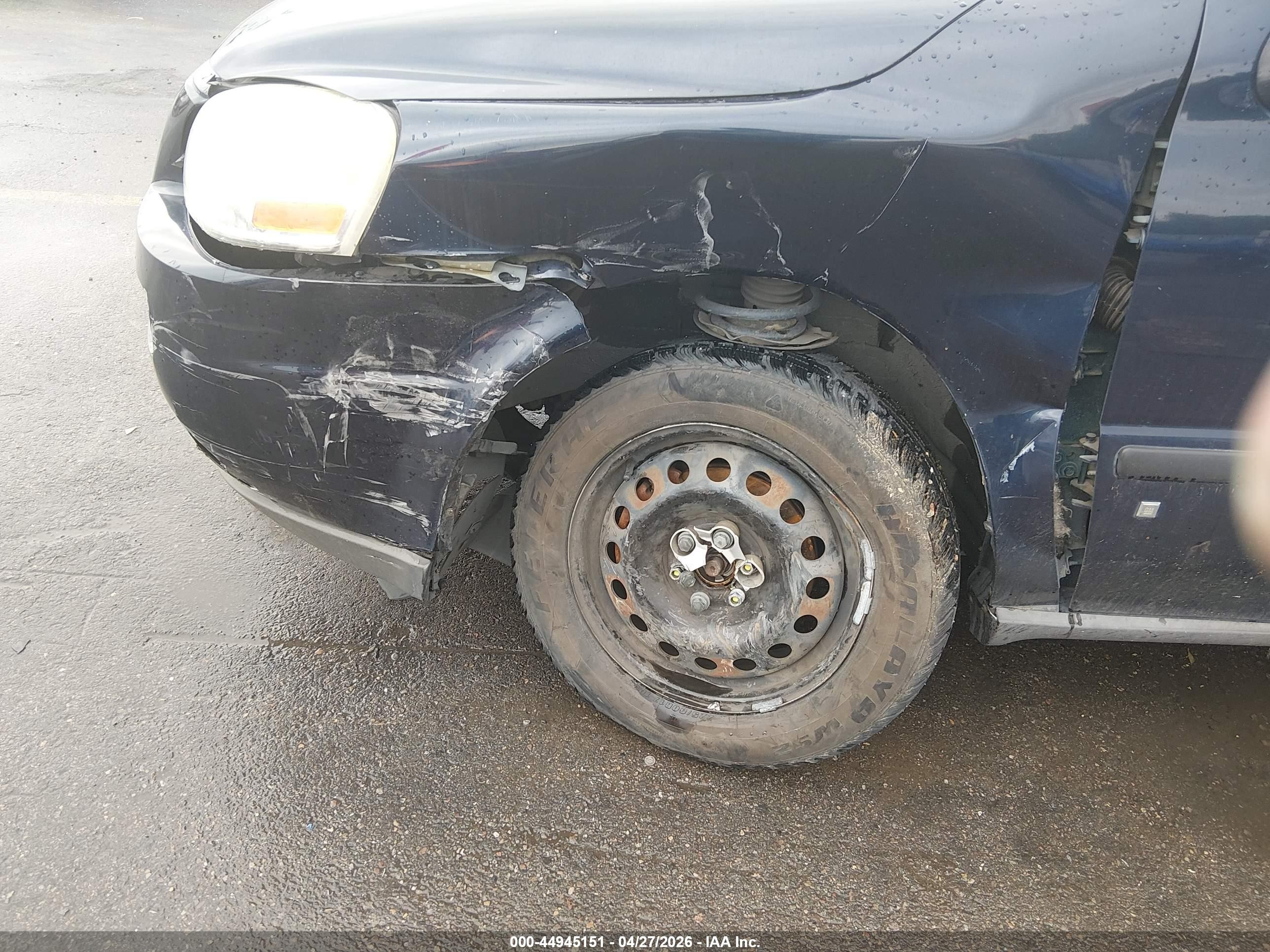 2007 Chevrolet Uplander Ls Синий vin: 1GNDV23W77D204352