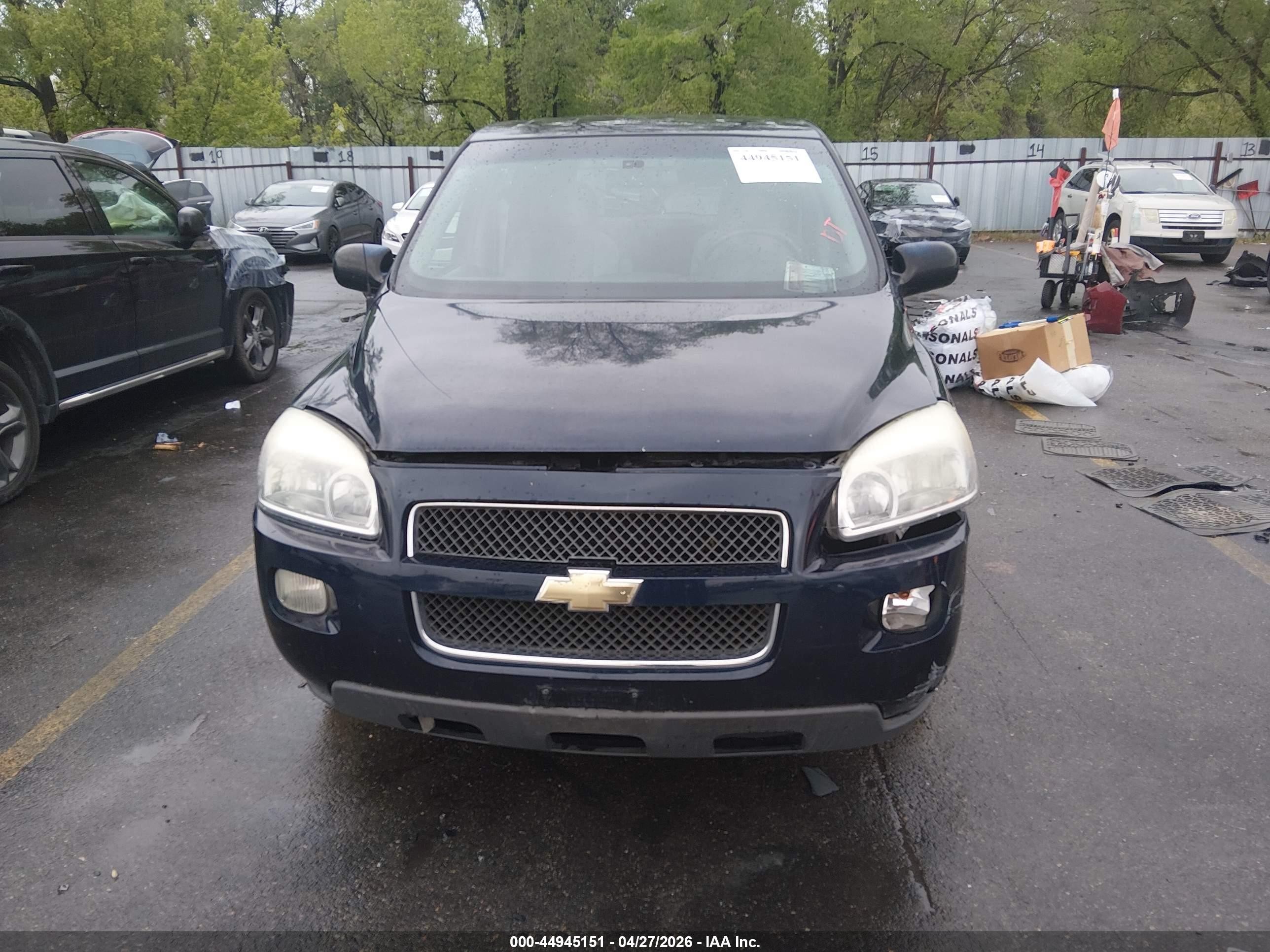 2007 Chevrolet Uplander Ls Синий vin: 1GNDV23W77D204352