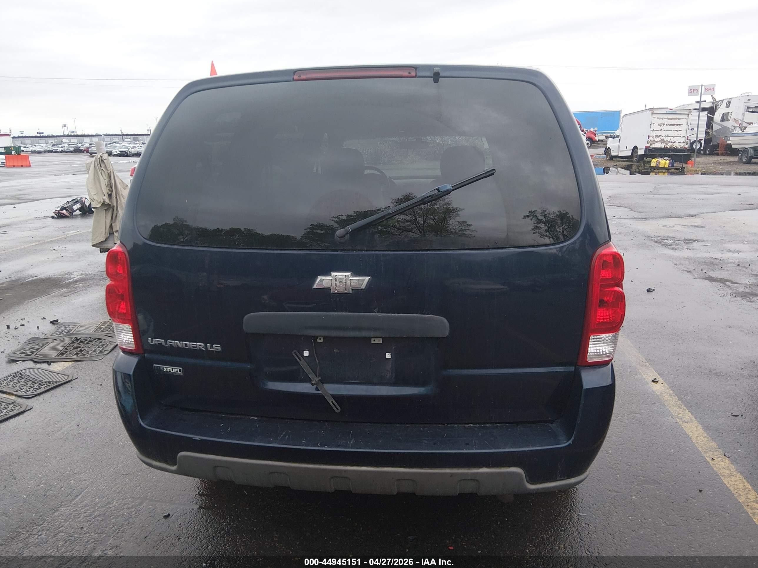 2007 Chevrolet Uplander Ls Синий vin: 1GNDV23W77D204352