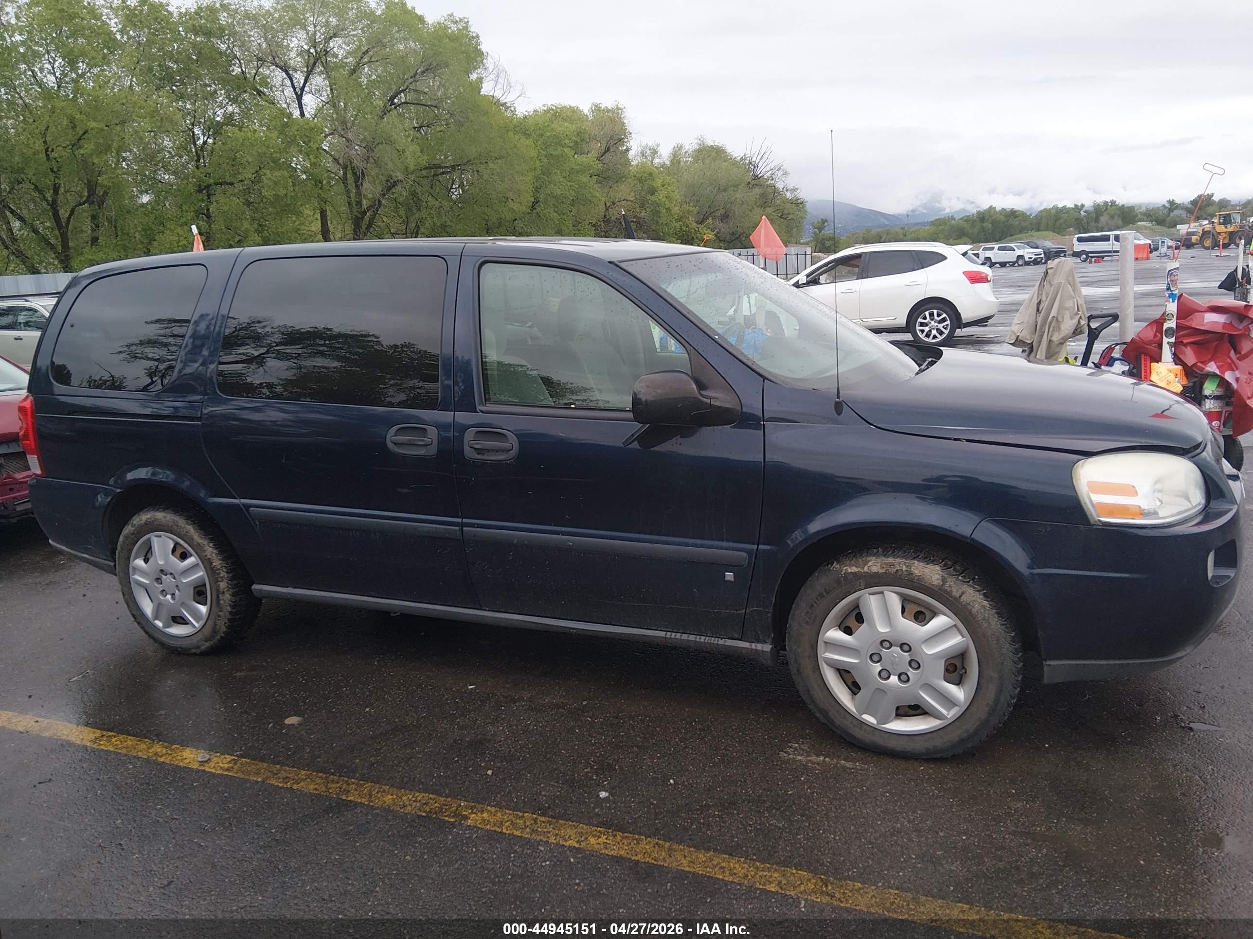 2007 Chevrolet Uplander Ls Синий vin: 1GNDV23W77D204352
