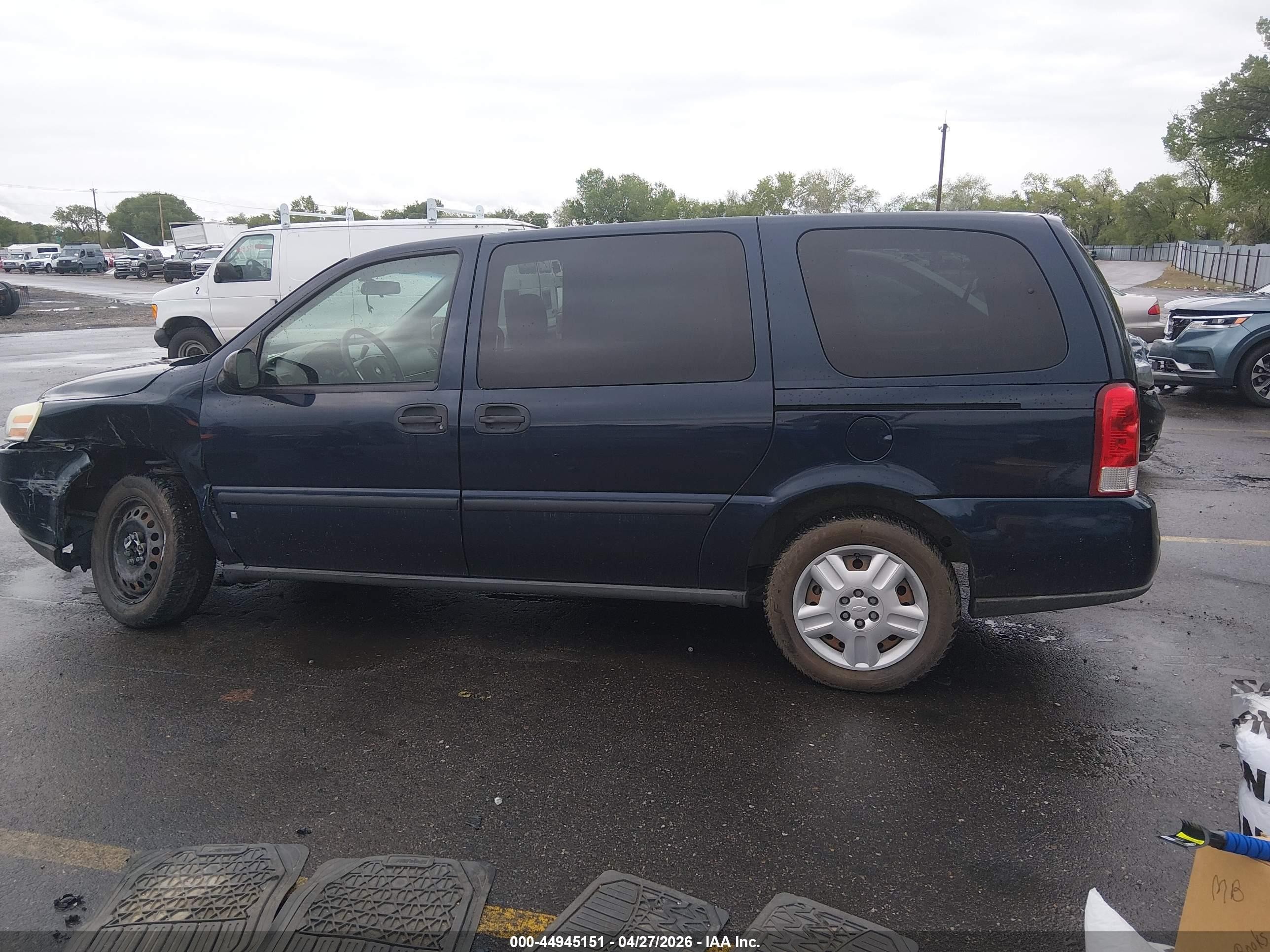2007 Chevrolet Uplander Ls Синий vin: 1GNDV23W77D204352