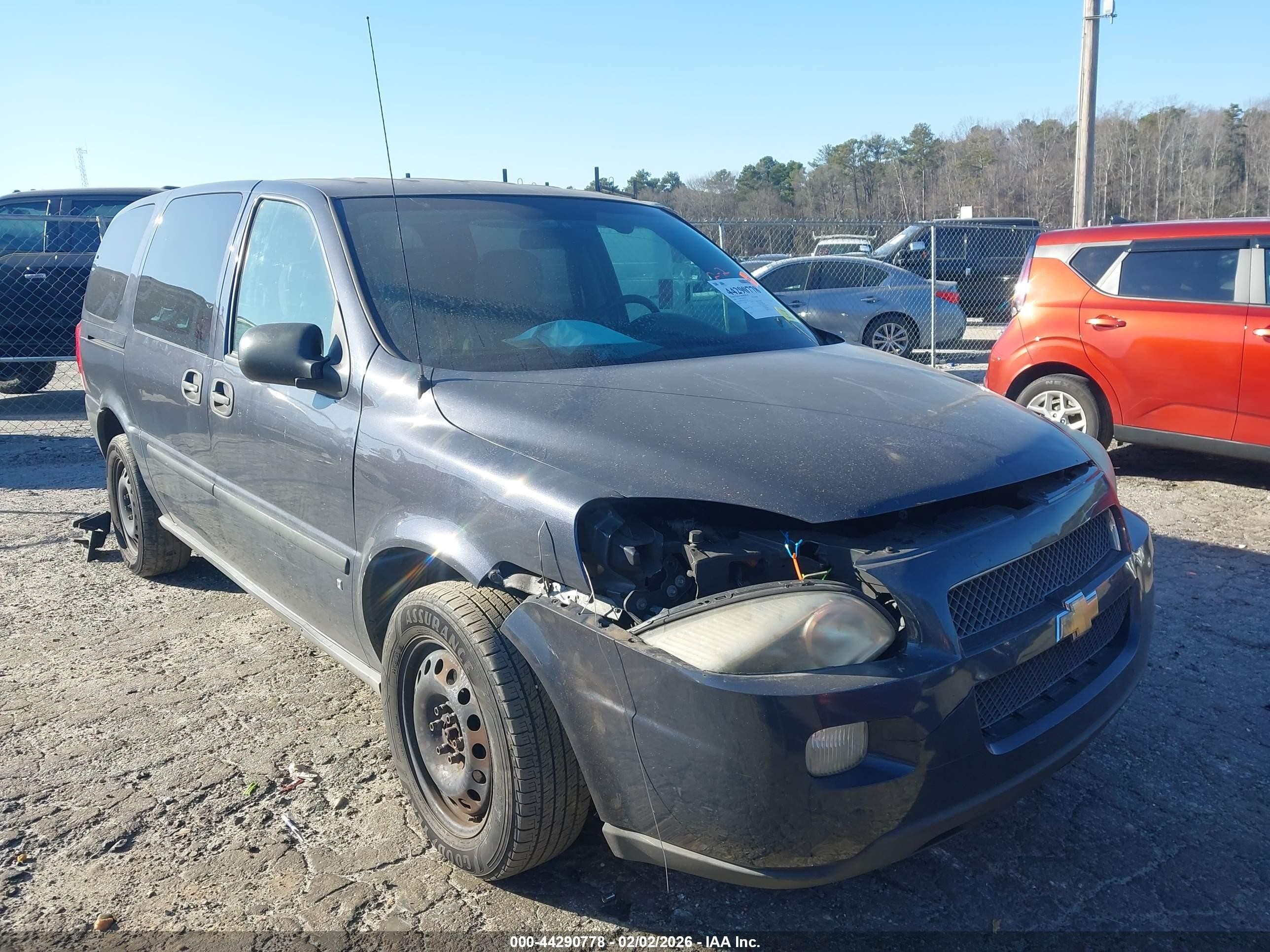 2008 Chevrolet Uplander Ls Dark Blue vin: 1GNDV23W78D112935
