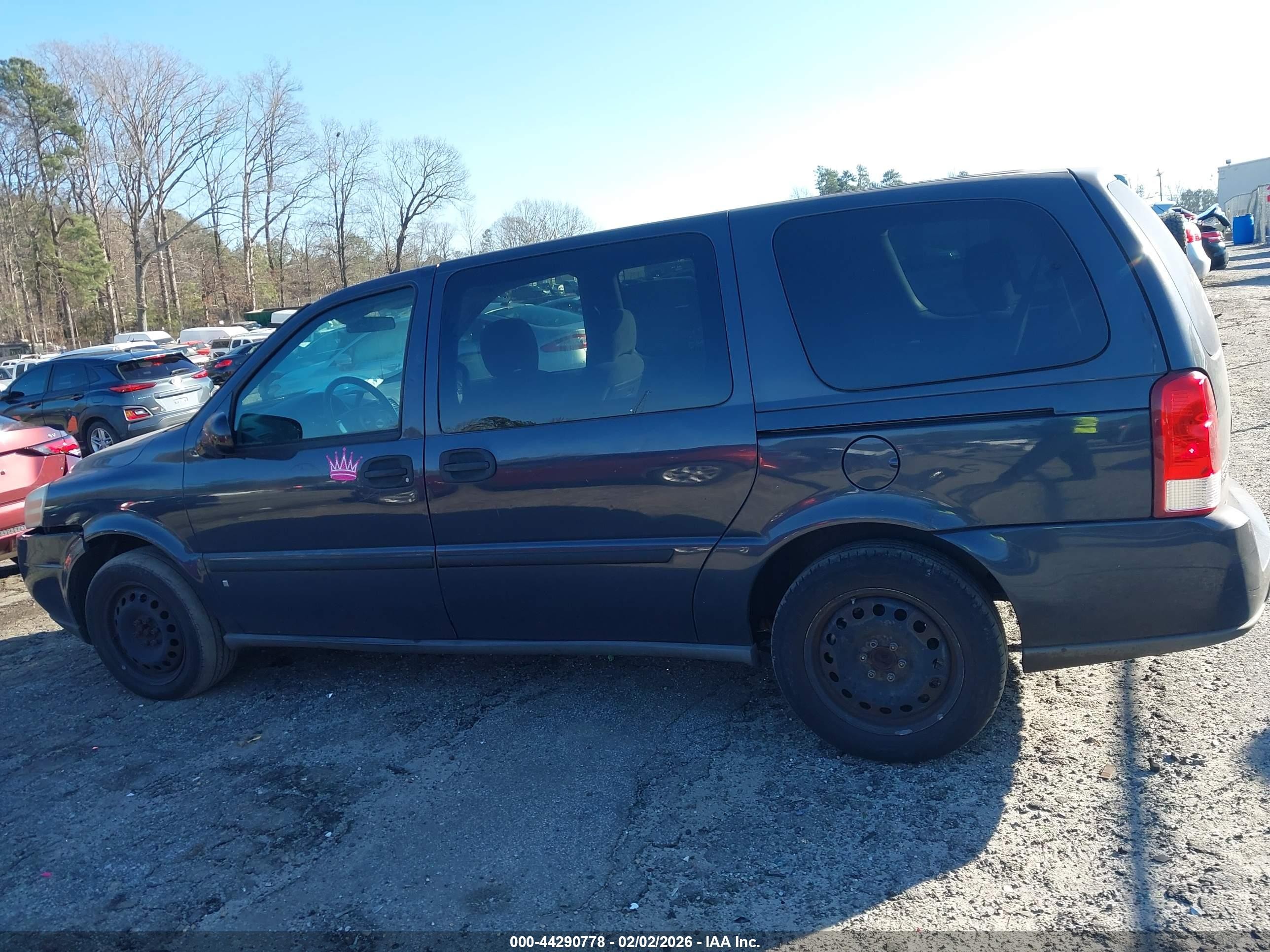 2008 Chevrolet Uplander Ls Dark Blue vin: 1GNDV23W78D112935