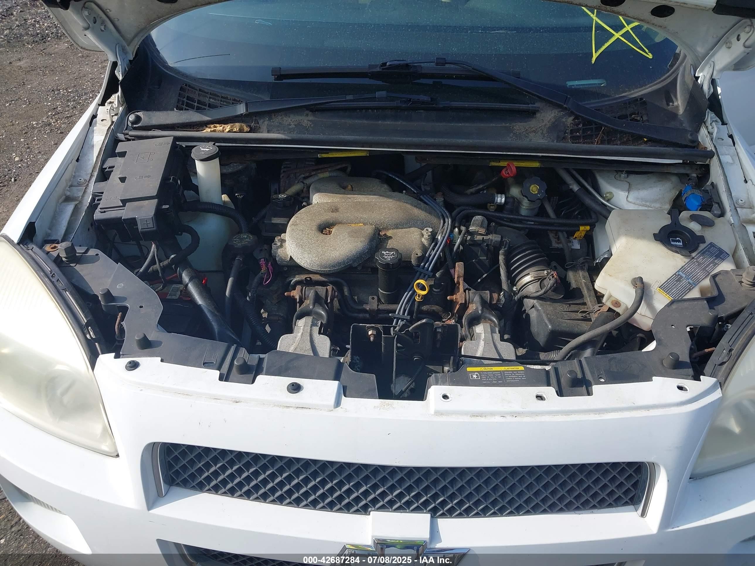 2008 Chevrolet Uplander Ls White vin: 1GNDV23W78D154408