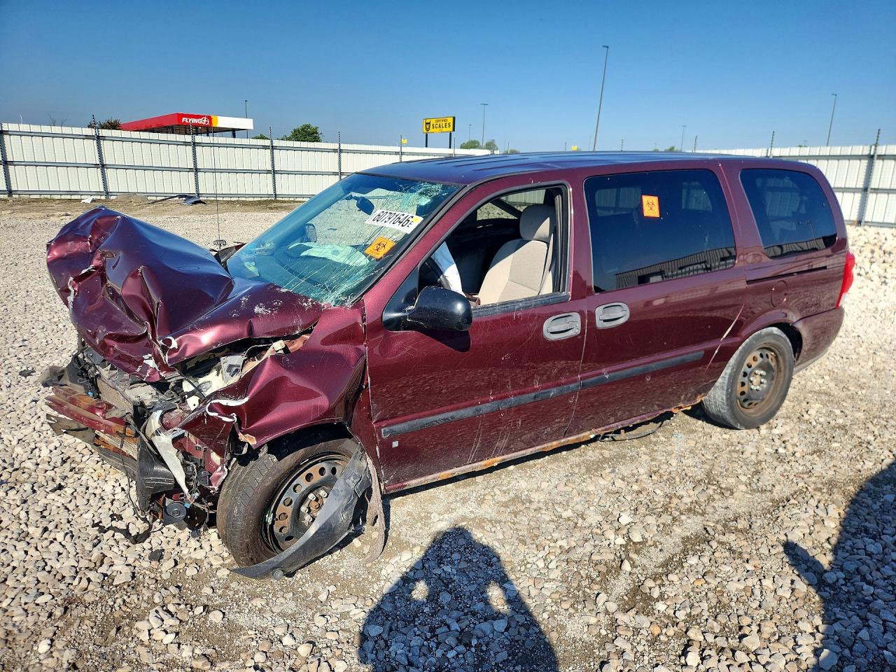 2008 Chevrolet Uplander Maroon vin: 1GNDV23W88D174876