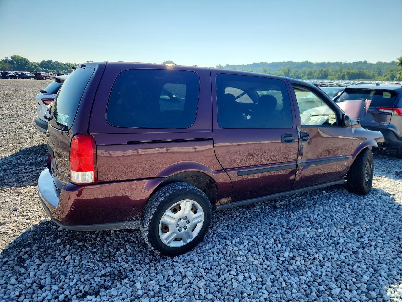 2008 Chevrolet Uplander Maroon vin: 1GNDV23W88D174876