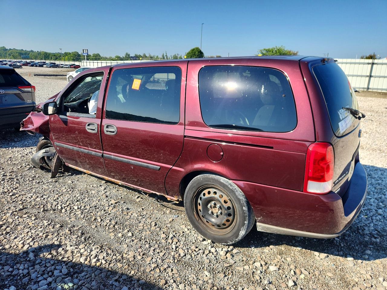 2008 Chevrolet Uplander Maroon vin: 1GNDV23W88D174876