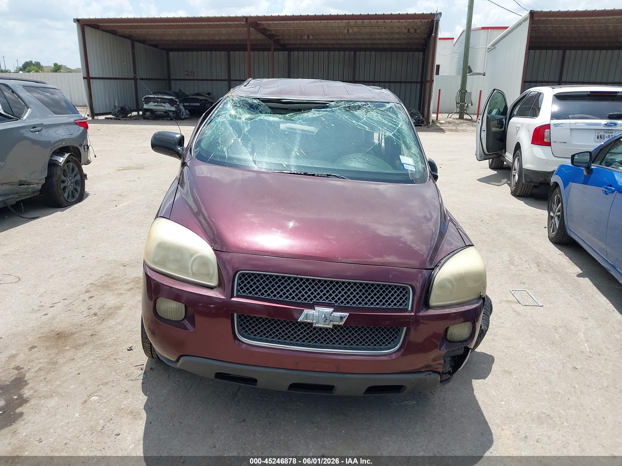 2008 Chevrolet Uplander Ls Purple vin: 1GNDV23WX8D158744