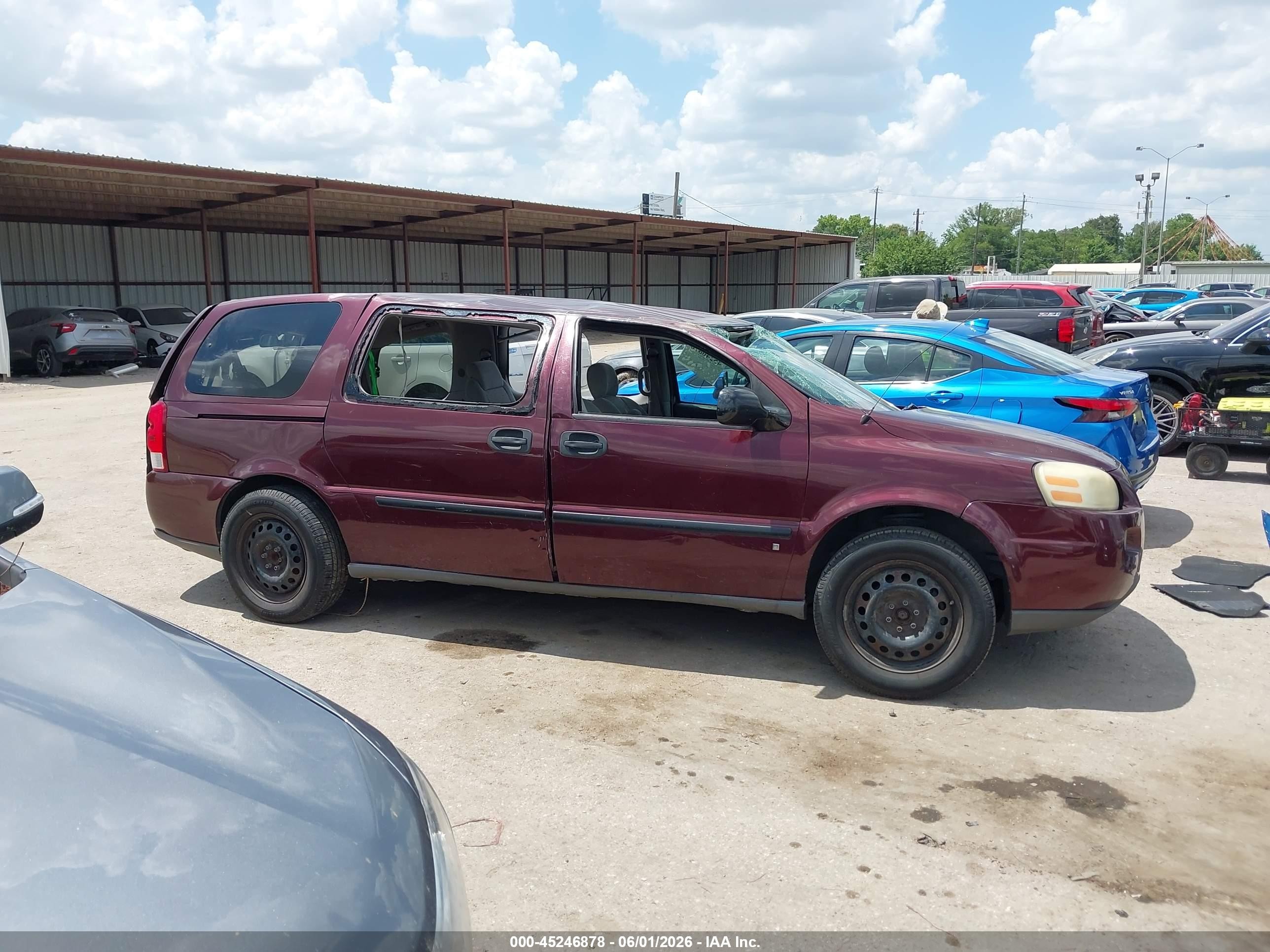 2008 Chevrolet Uplander Ls Purple vin: 1GNDV23WX8D158744