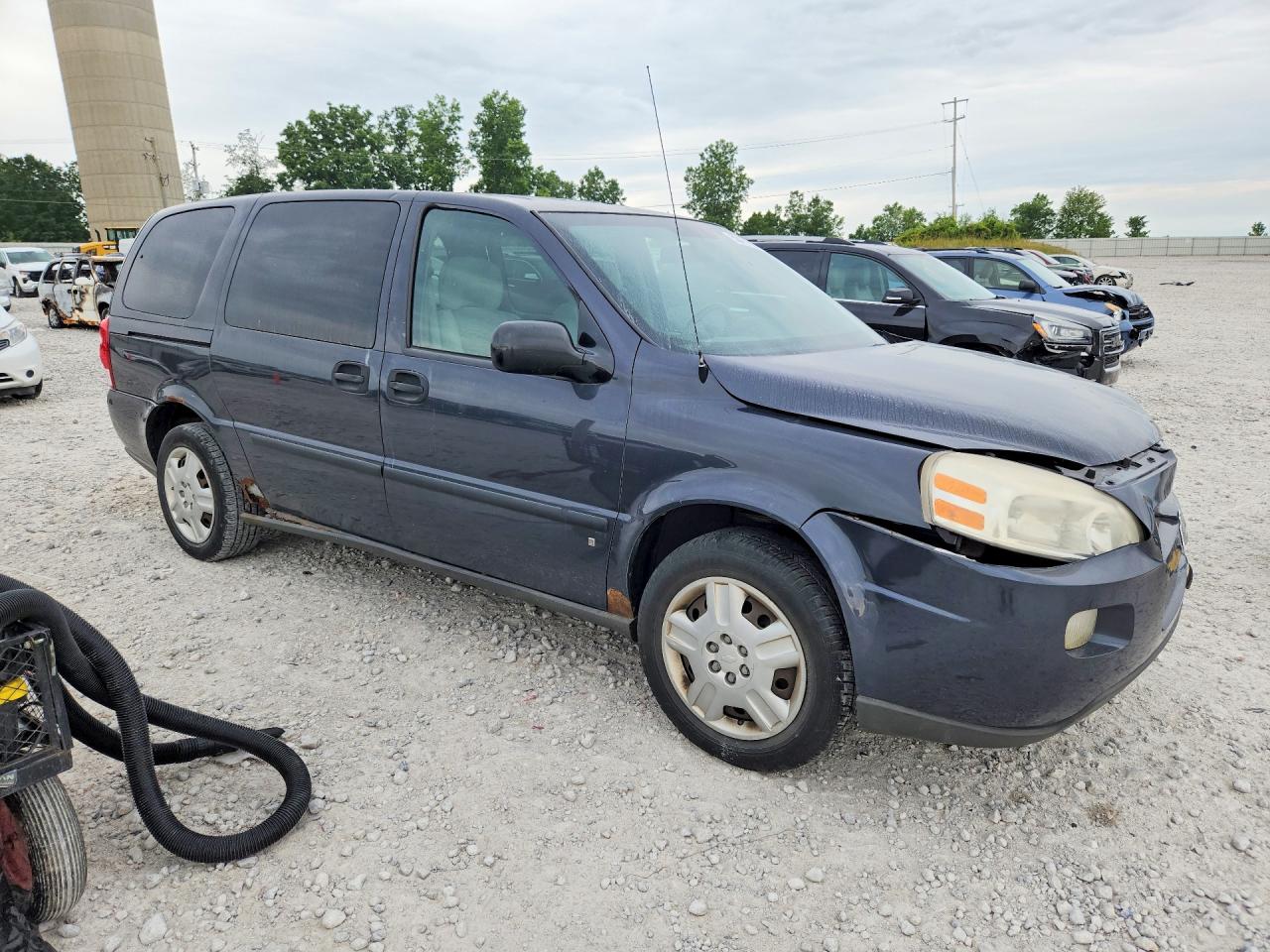 2008 Chevrolet Uplander Ls Blue vin: 1GNDV23WX8D184535