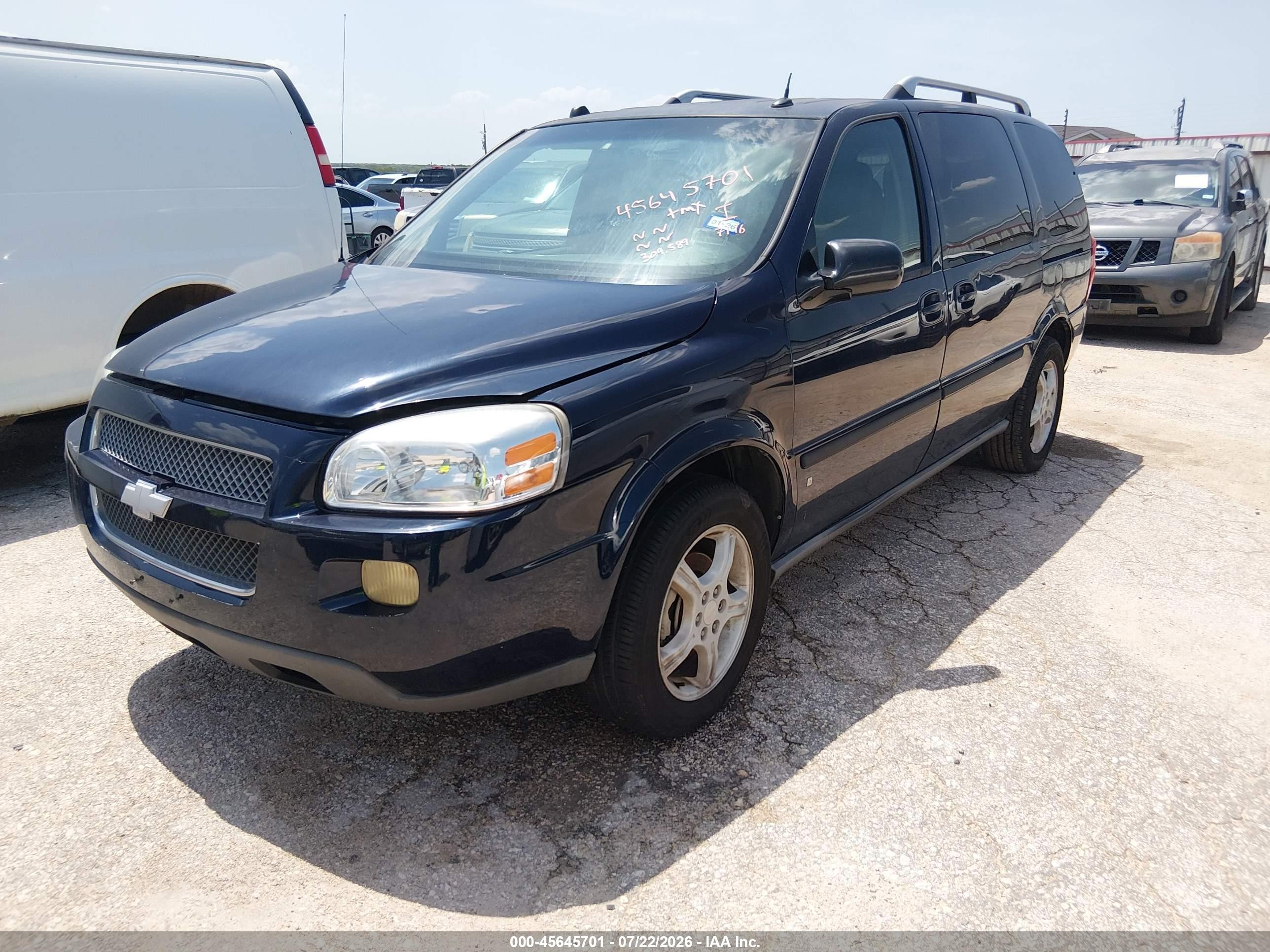 2006 Chevrolet Uplander Lt W/3lt Navy vin: 1GNDV33146D182965
